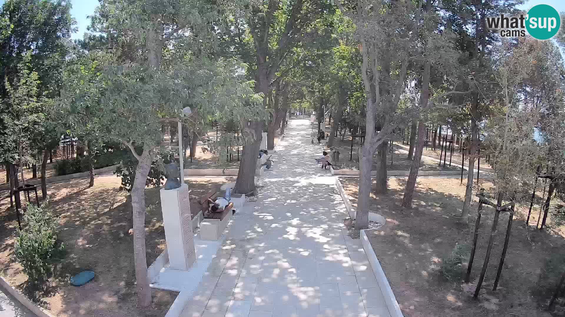 Writers’ Park Webcam Senj – Live by the Sea