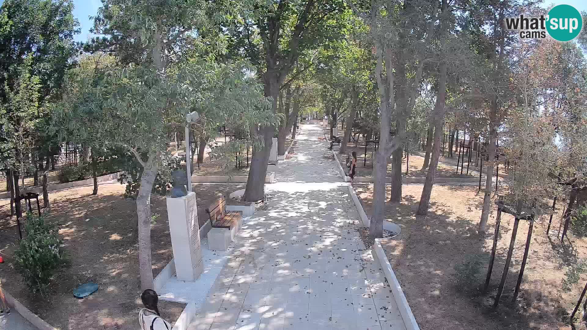 Webcam Schriftstellerpark Senj – Live am Meer