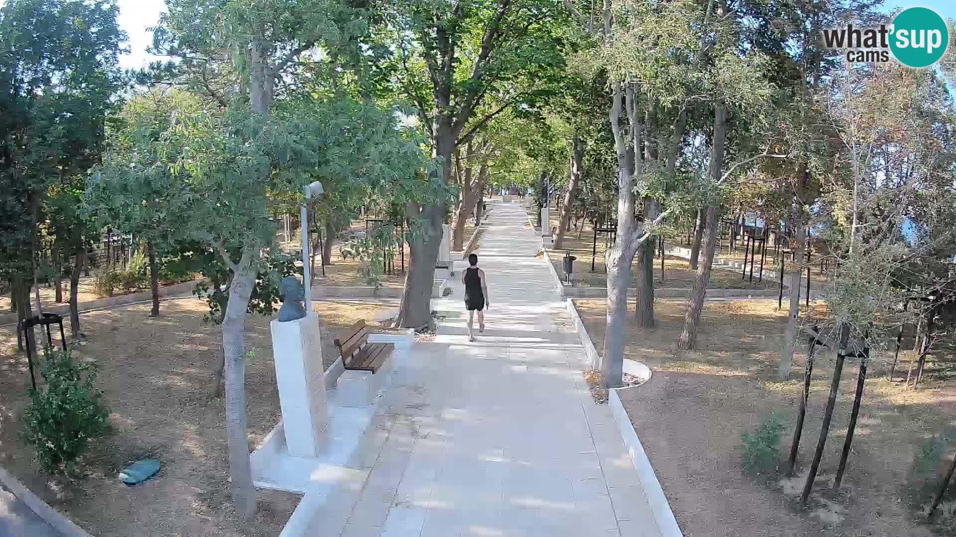 Writers’ Park Webcam Senj – Live by the Sea