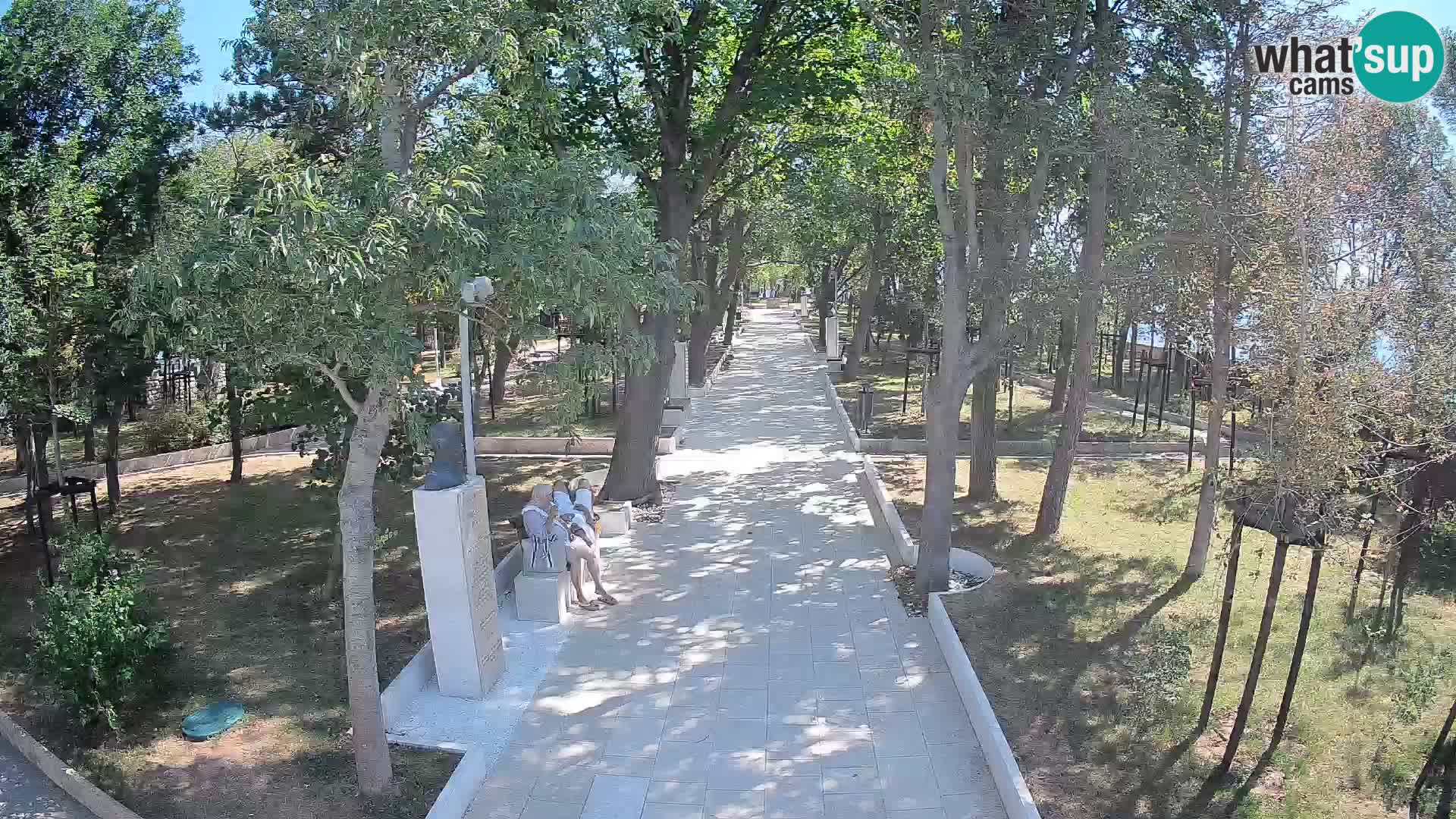 Writers’ Park Webcam Senj – Live by the Sea