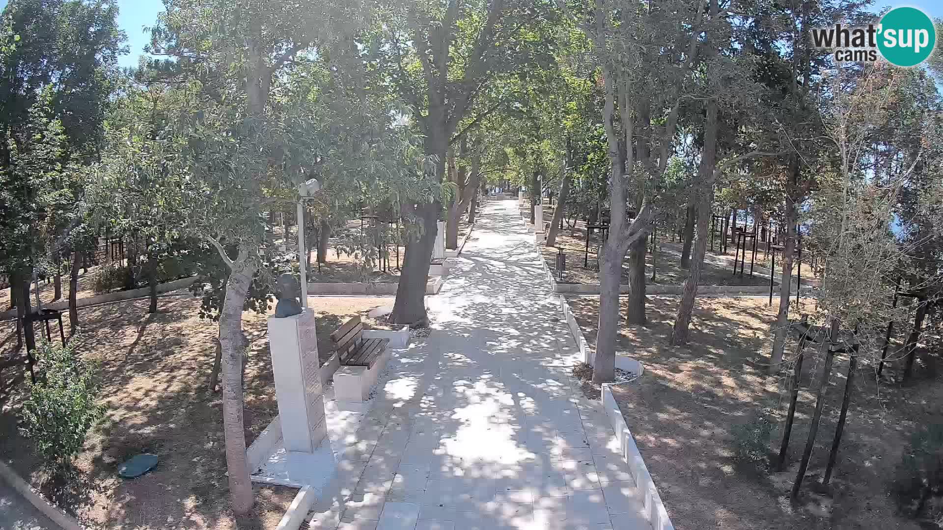 Writers’ Park Webcam Senj – Live by the Sea