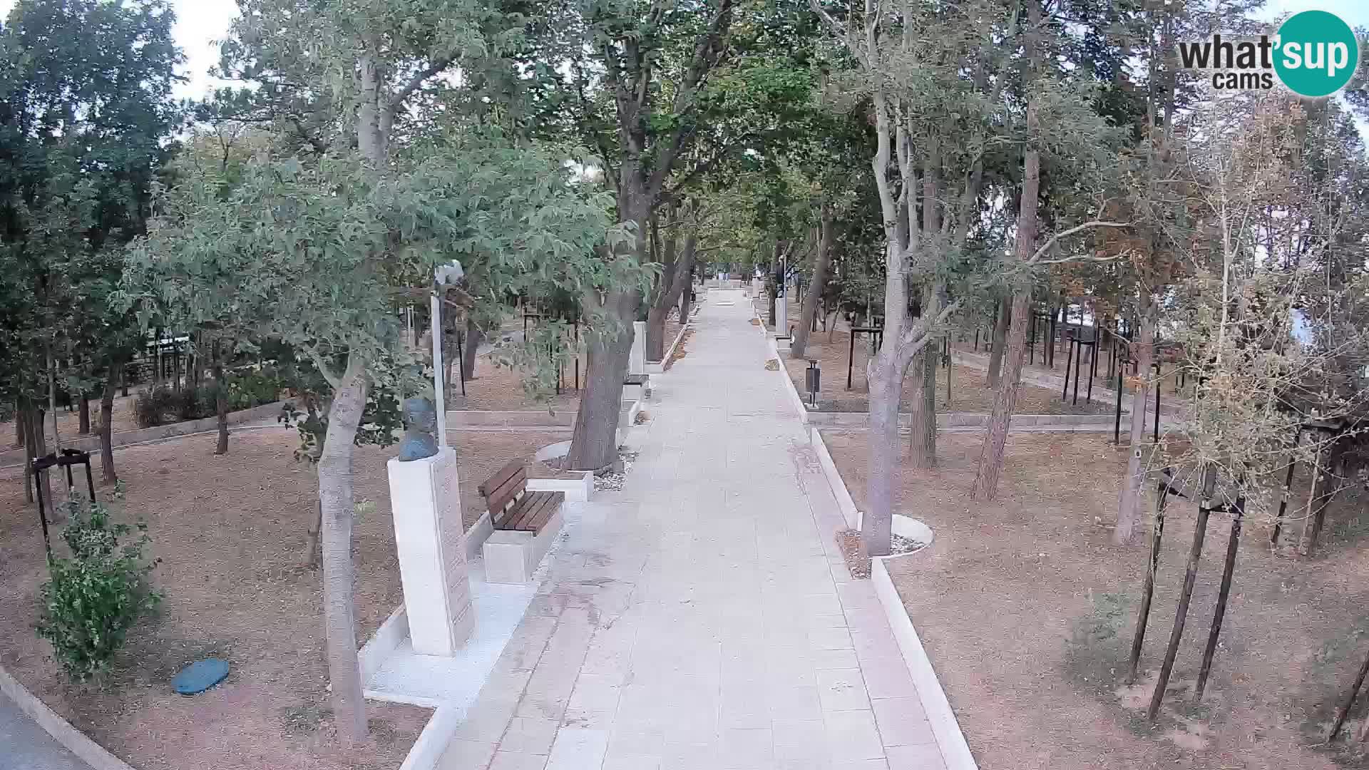Writers’ Park Webcam Senj – Live by the Sea