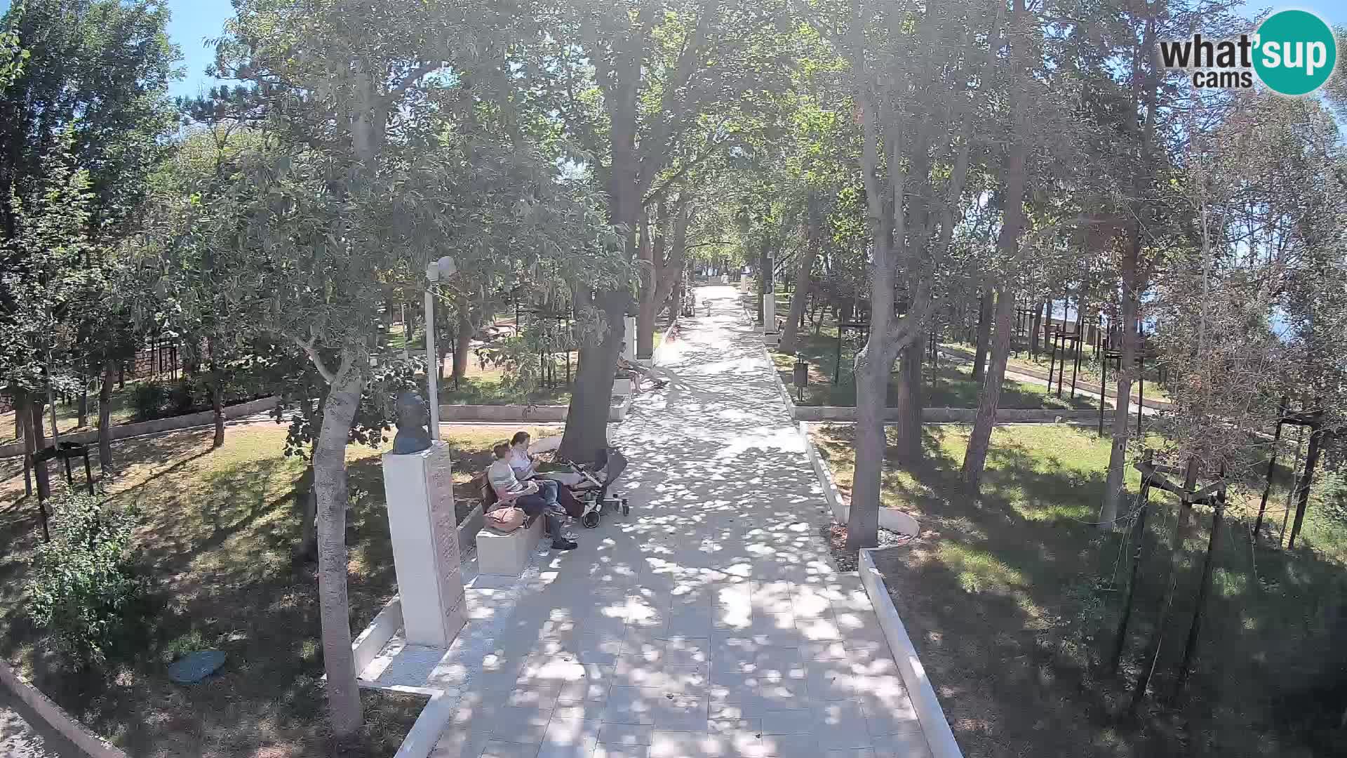 Writers’ Park Webcam Senj – Live by the Sea