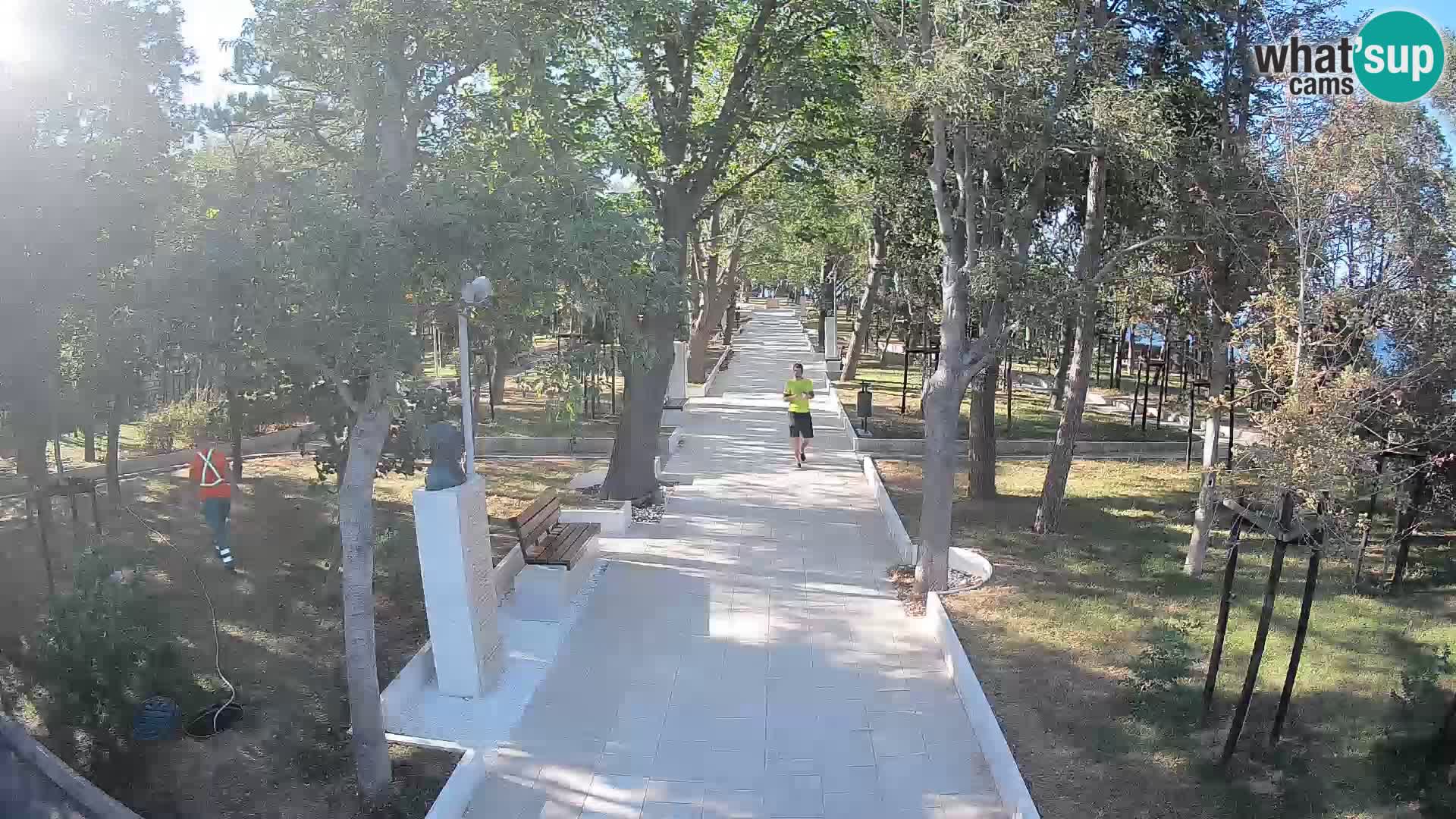 Writers’ Park Webcam Senj – Live by the Sea