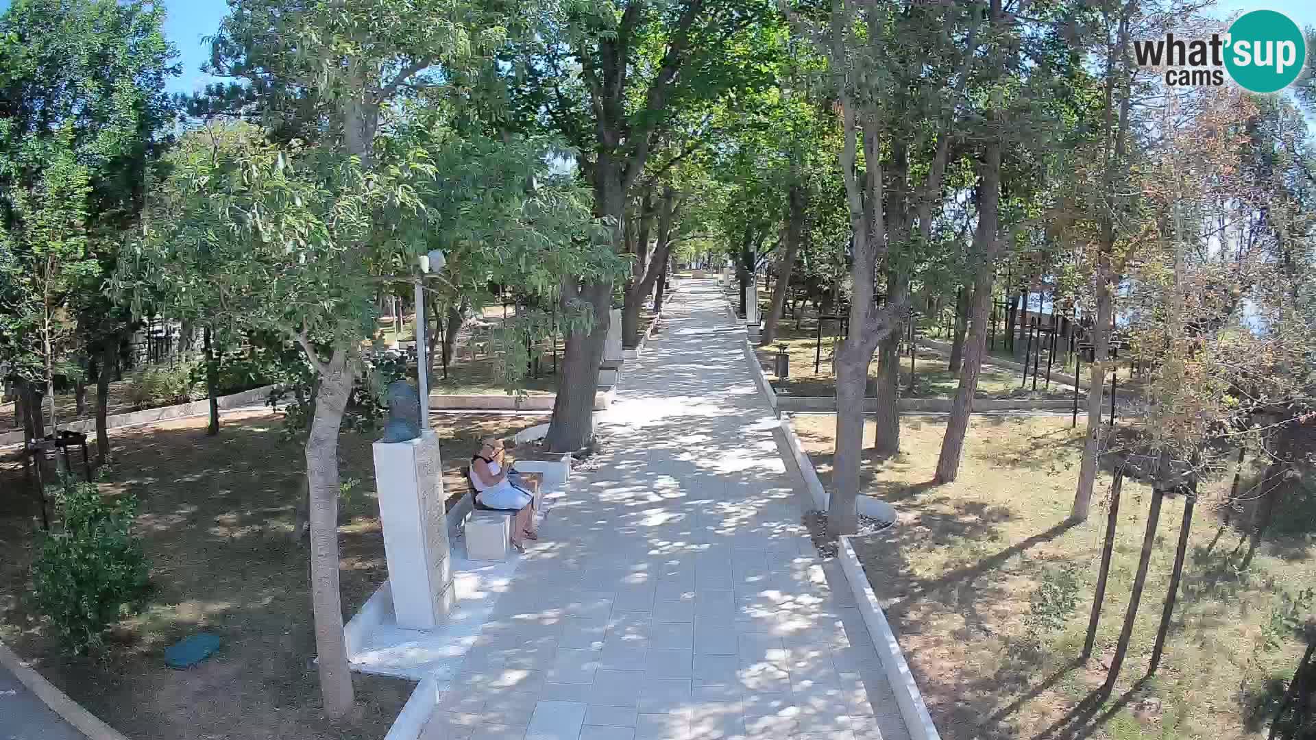 Writers’ Park Webcam Senj – Live by the Sea