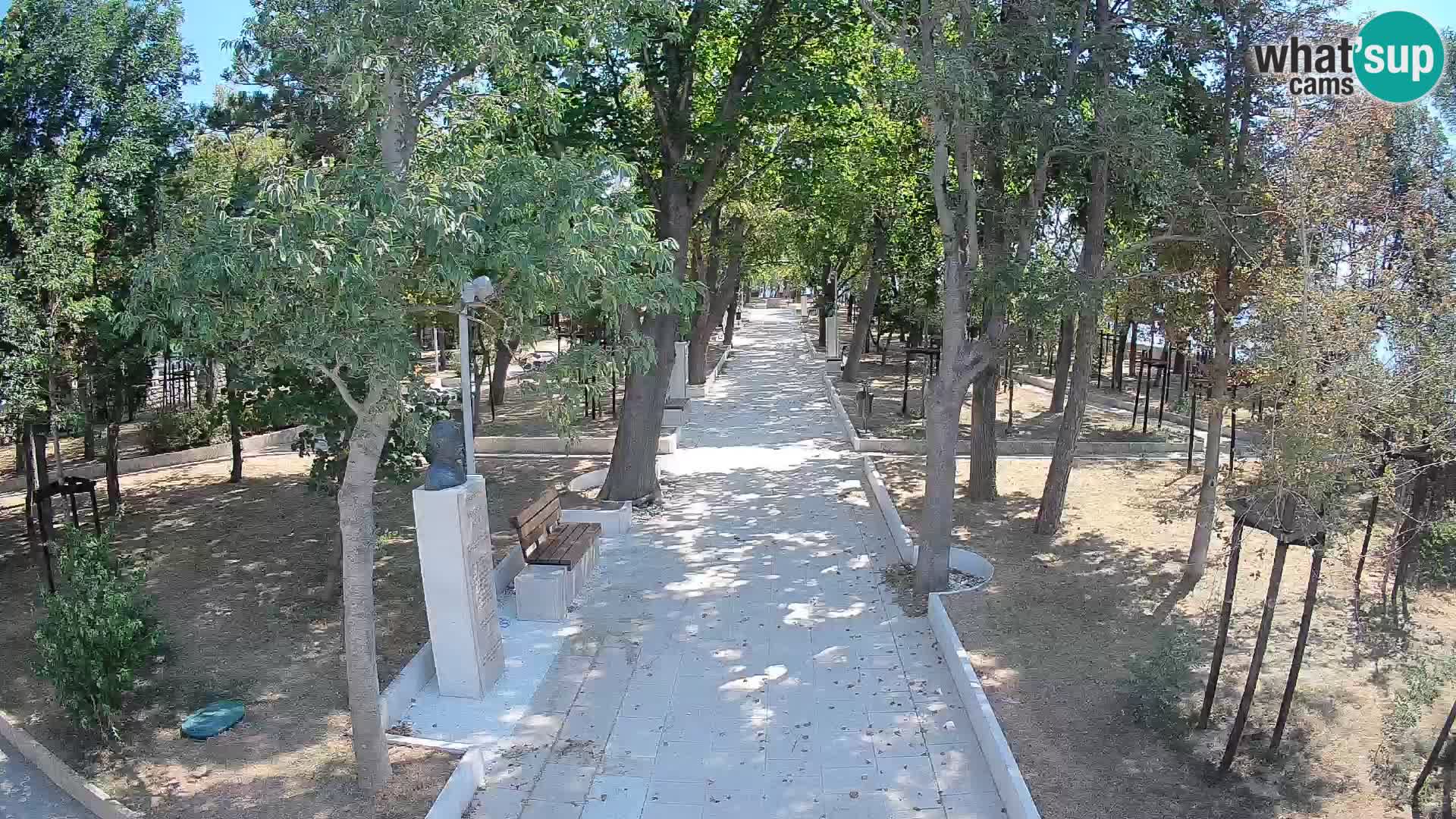 Writers’ Park Webcam Senj – Live by the Sea