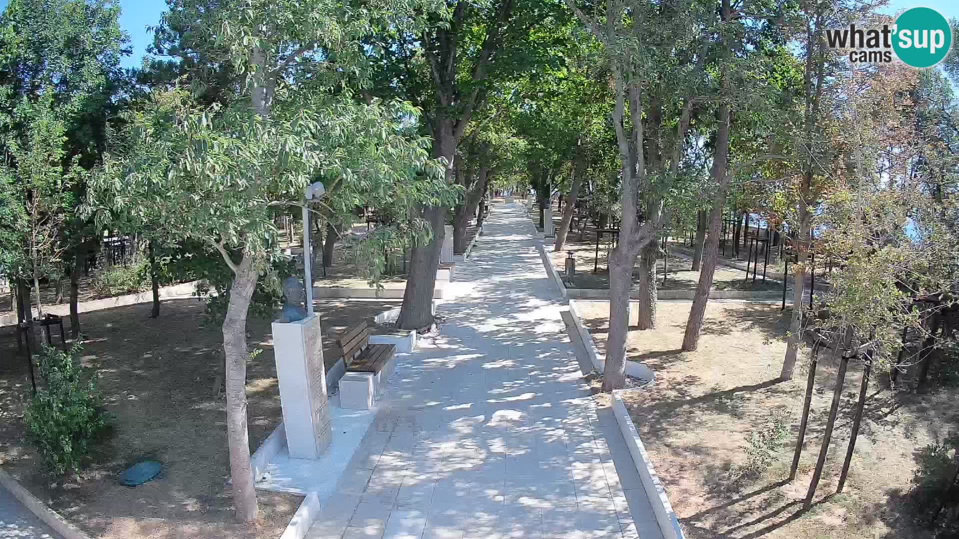 Writers’ Park Webcam Senj – Live by the Sea