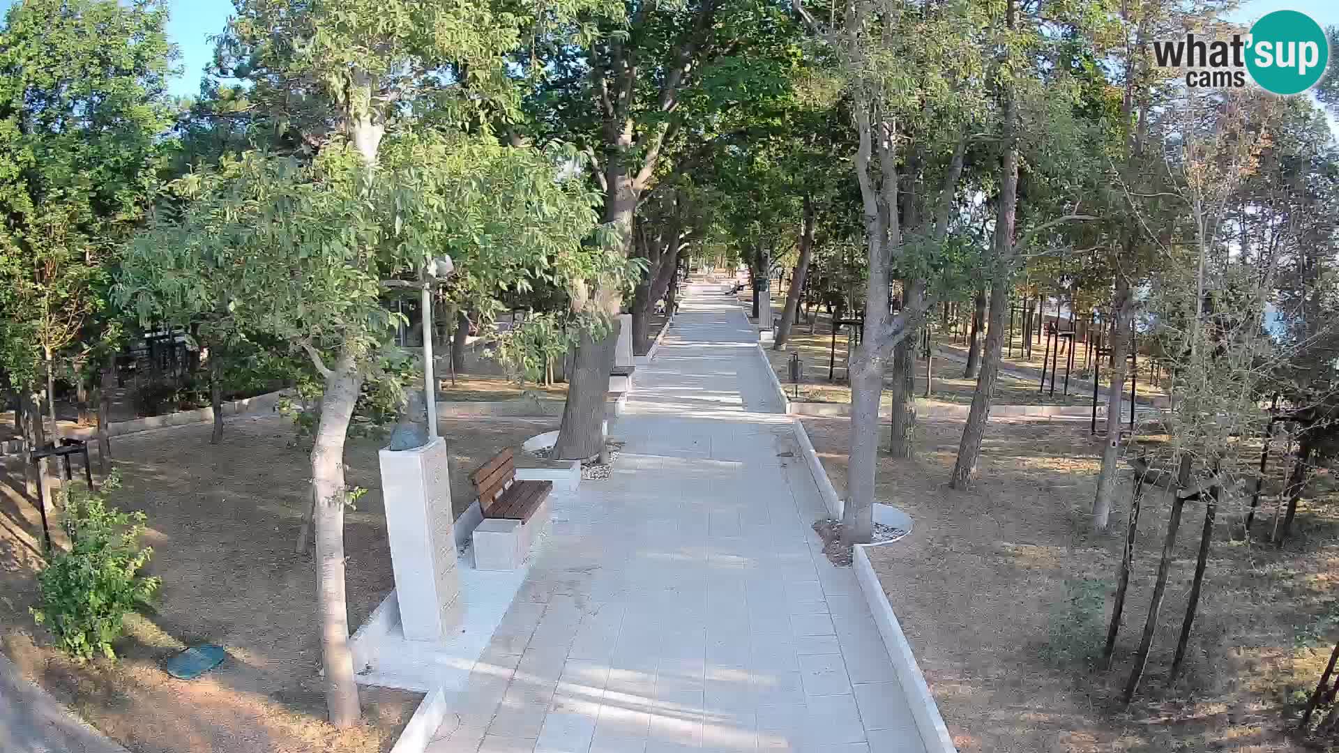 Writers’ Park Webcam Senj – Live by the Sea