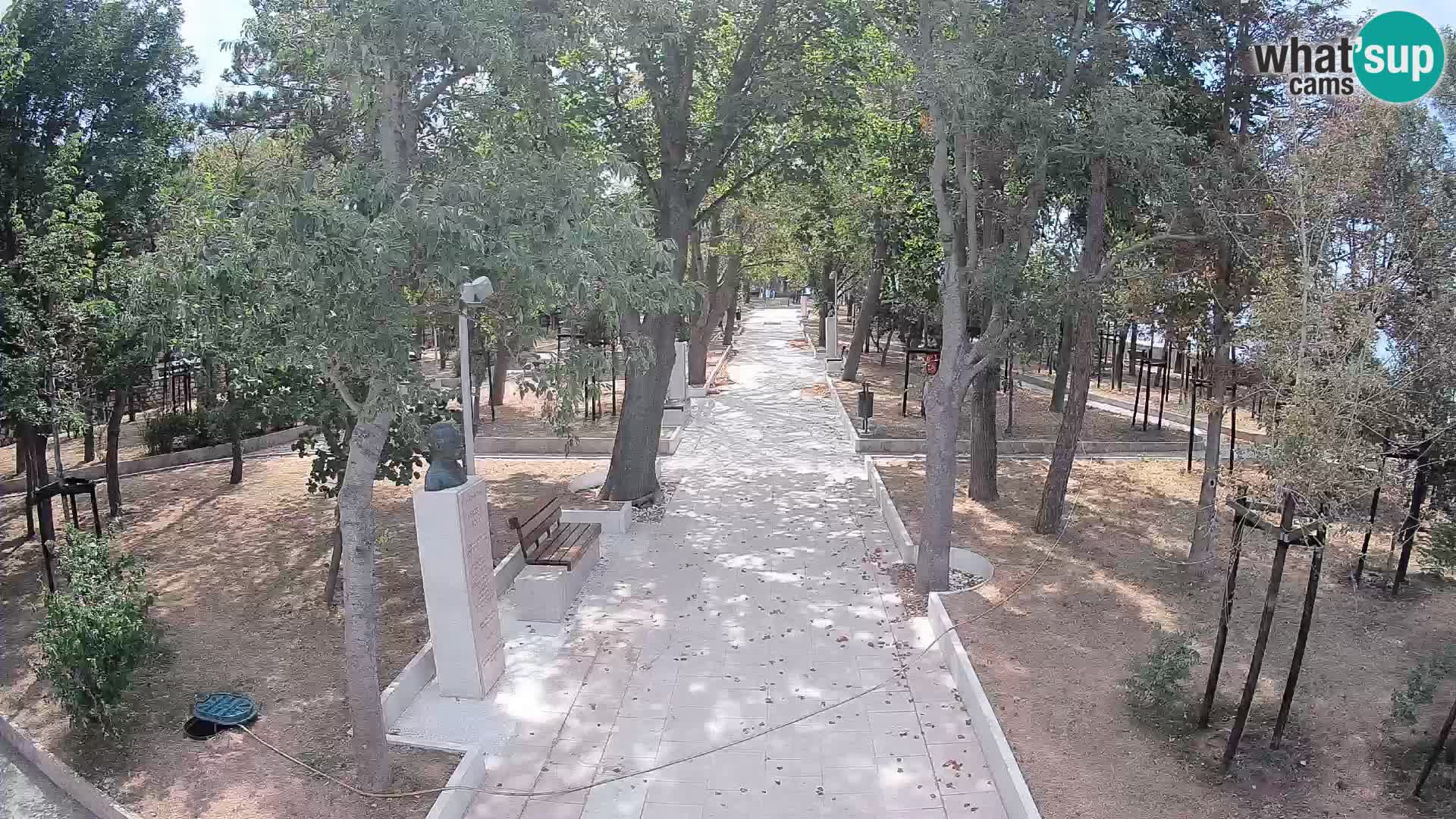 Writers’ Park Webcam Senj – Live by the Sea