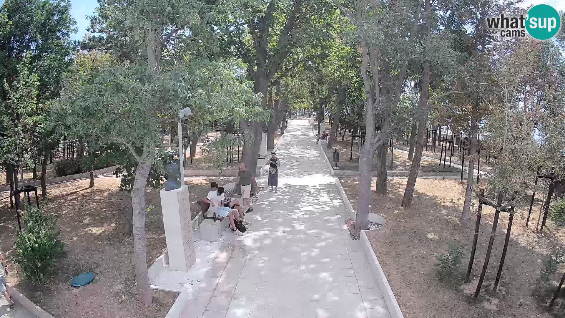 Webcam Schriftstellerpark Senj – Live am Meer