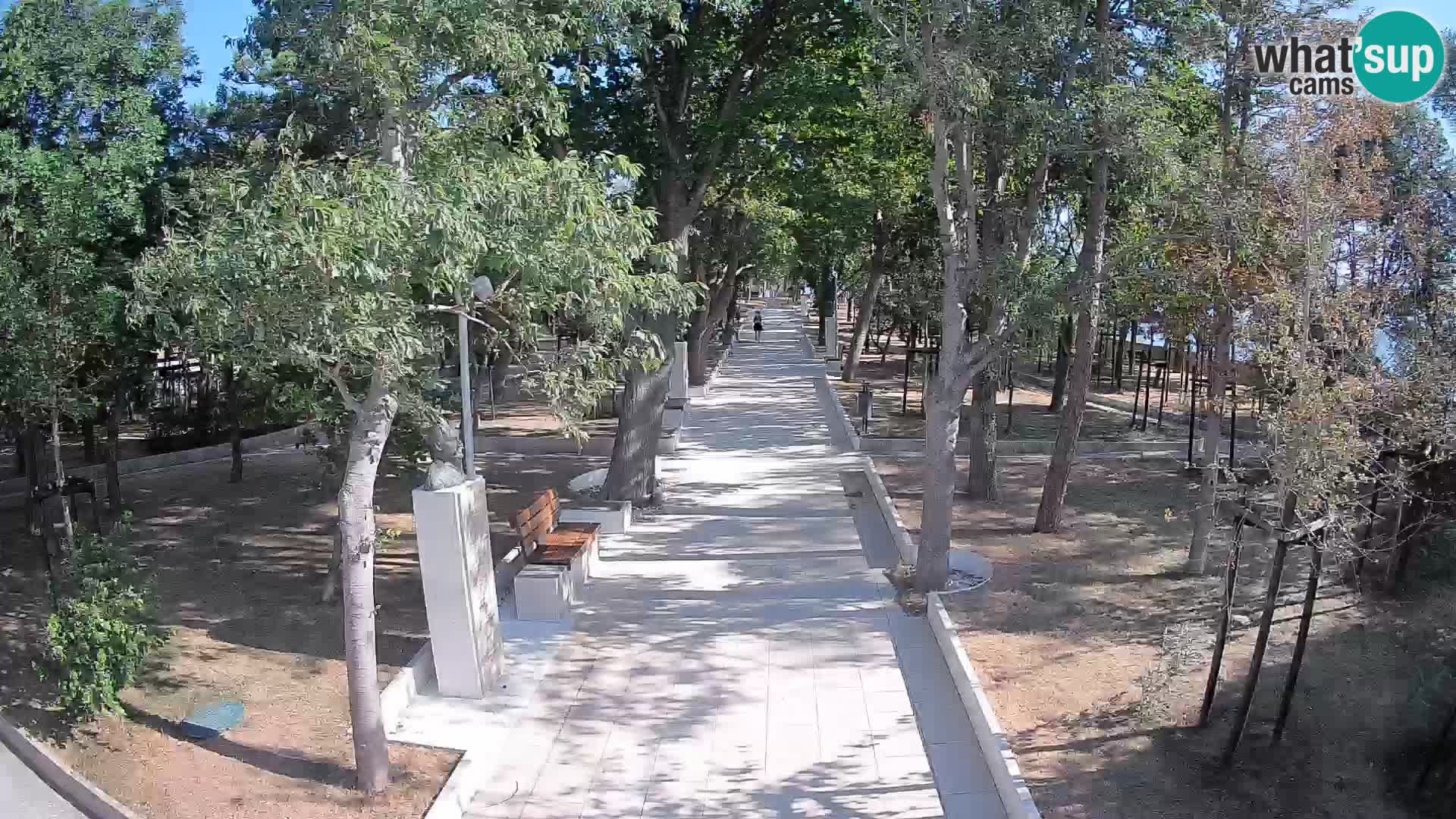 Webcam Schriftstellerpark Senj – Live am Meer