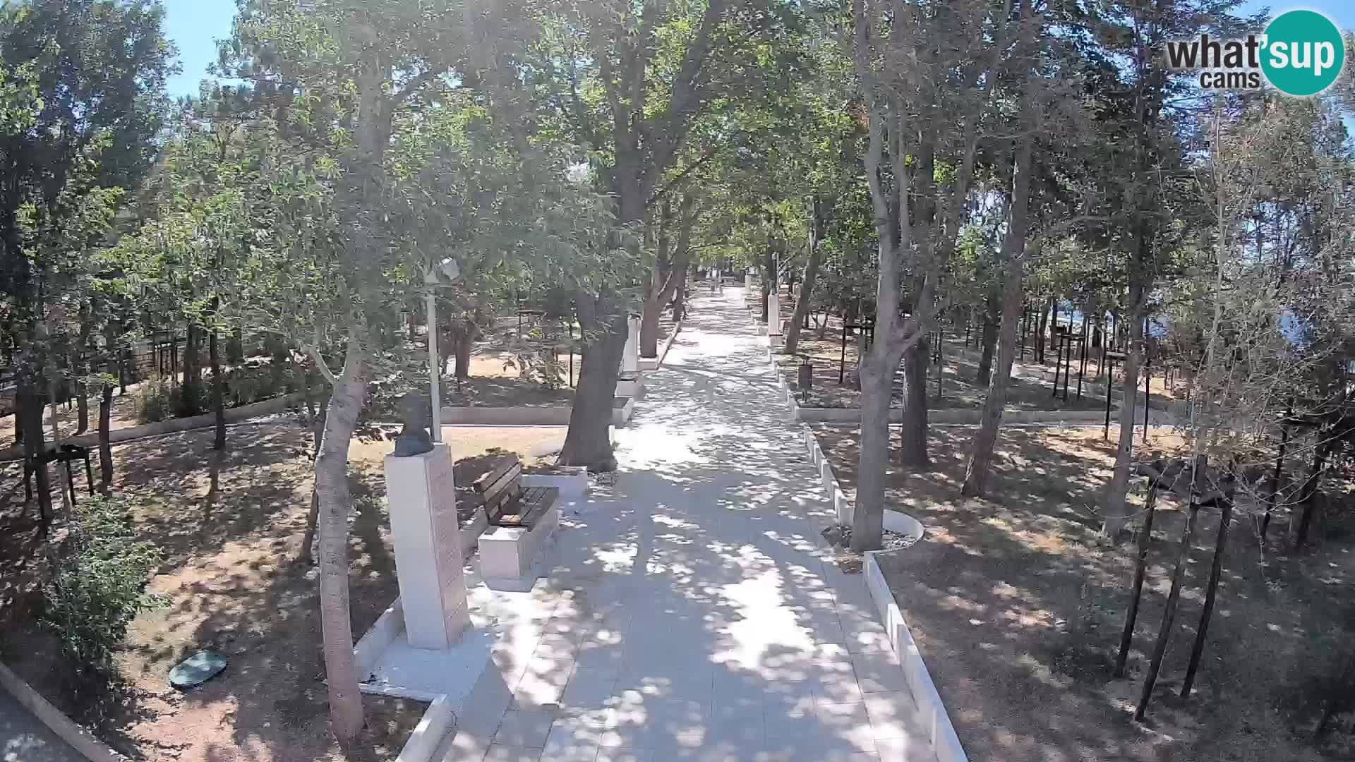 Webcam Schriftstellerpark Senj – Live am Meer