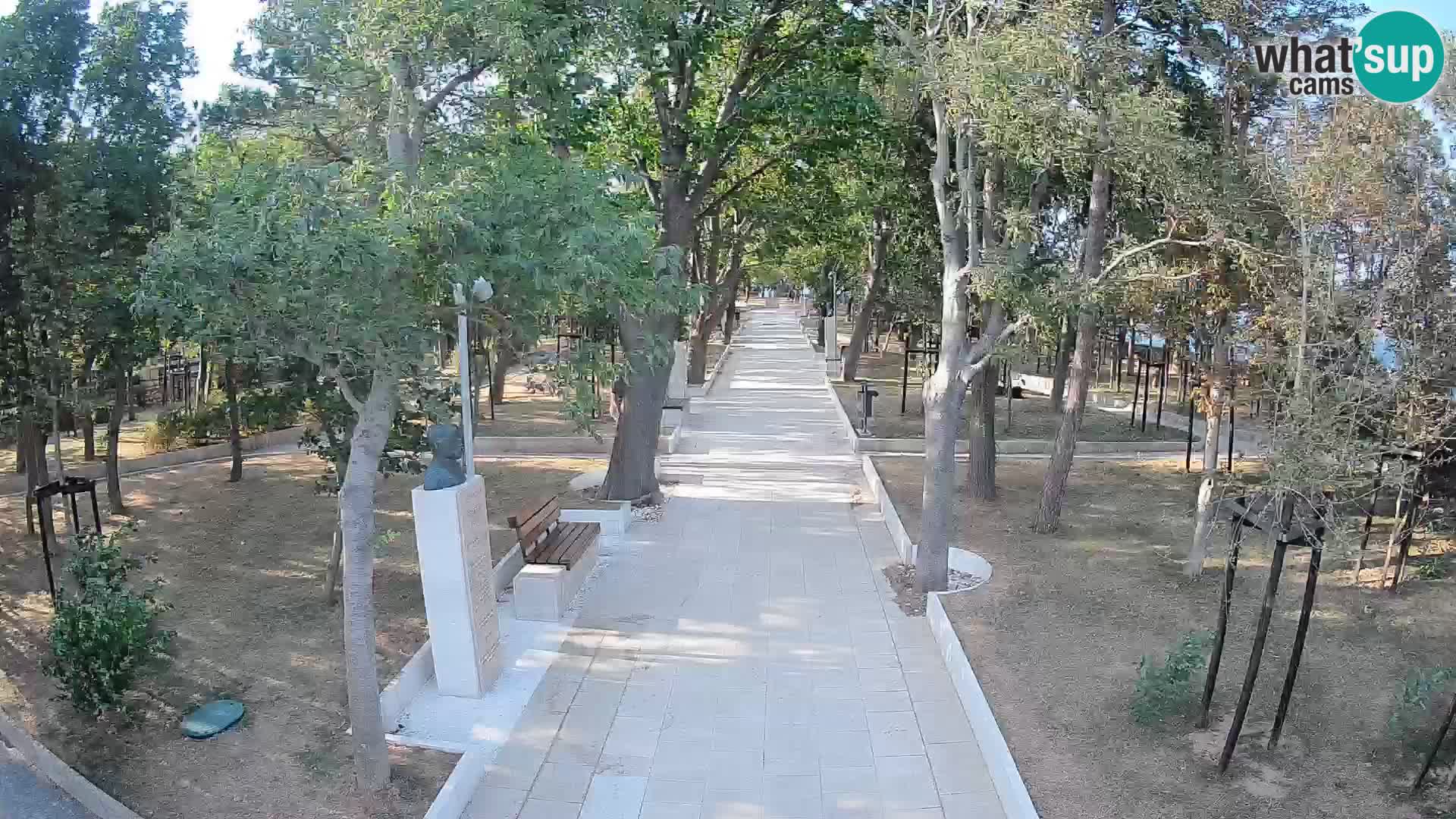 Webcam Schriftstellerpark Senj – Live am Meer