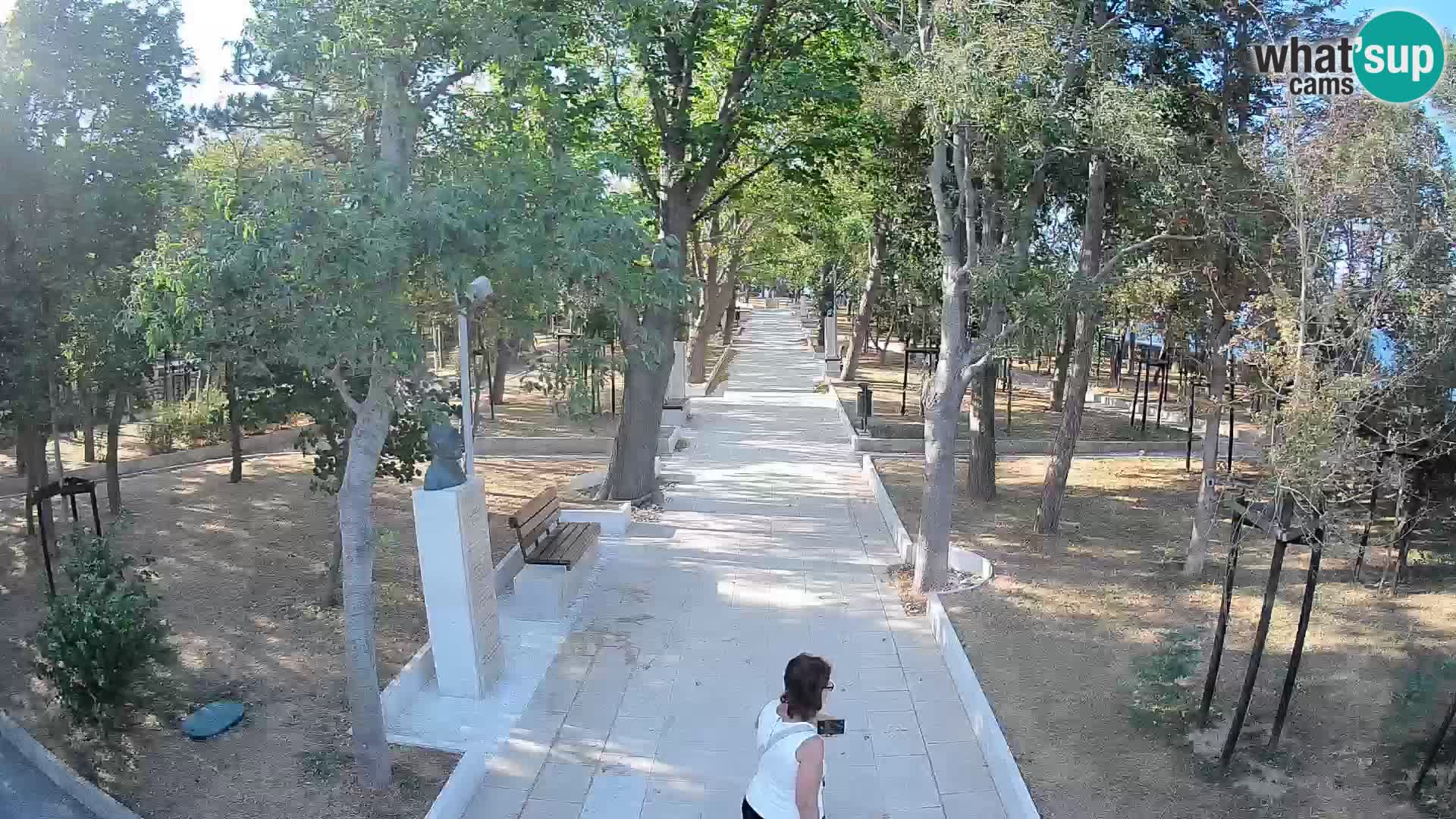 Writers’ Park Webcam Senj – Live by the Sea