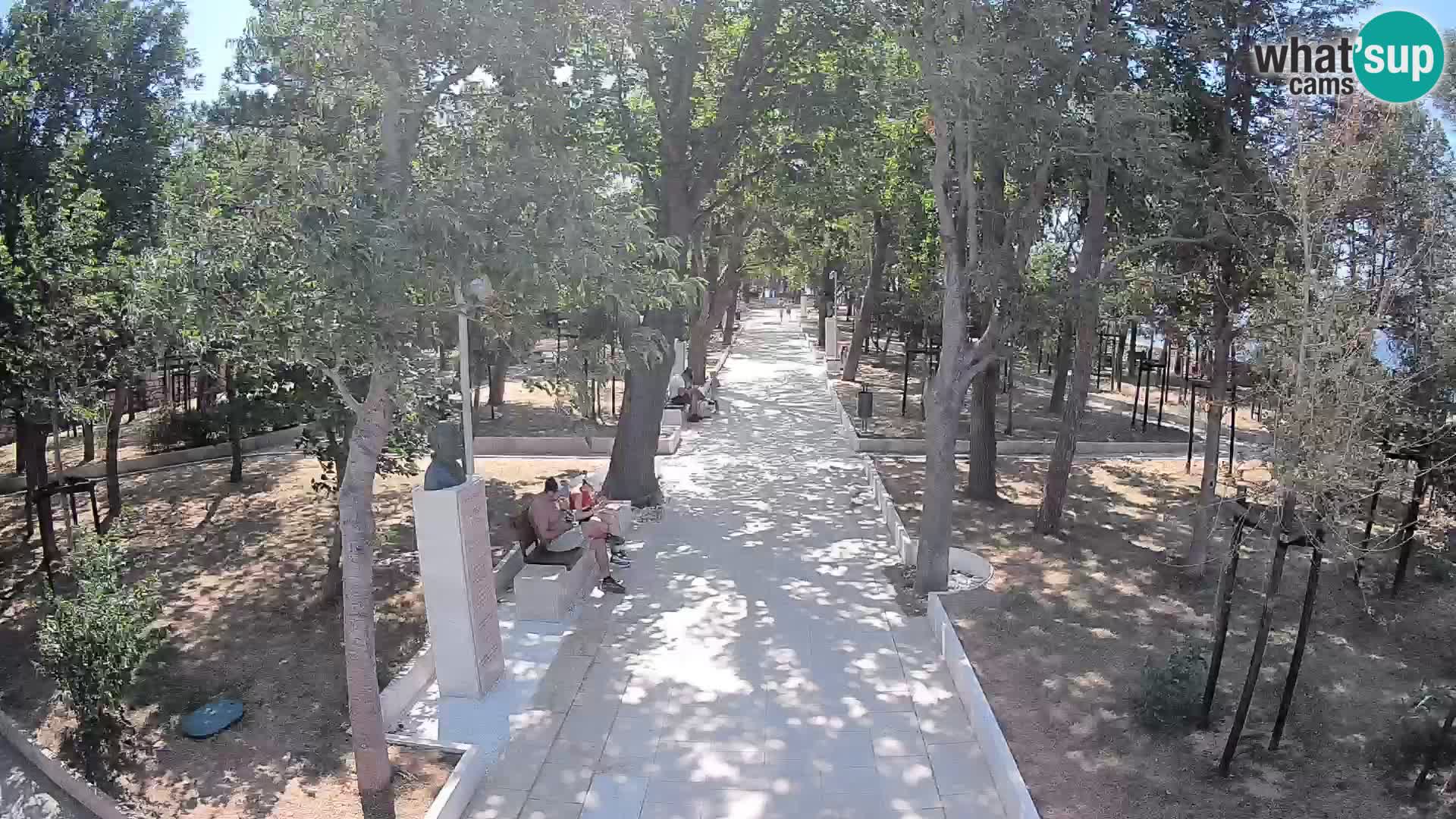 Writers’ Park Webcam Senj – Live by the Sea