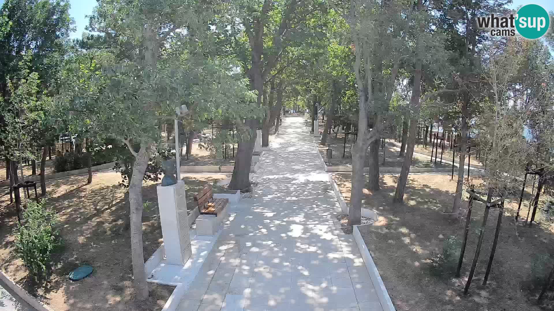 Webcam Schriftstellerpark Senj – Live am Meer