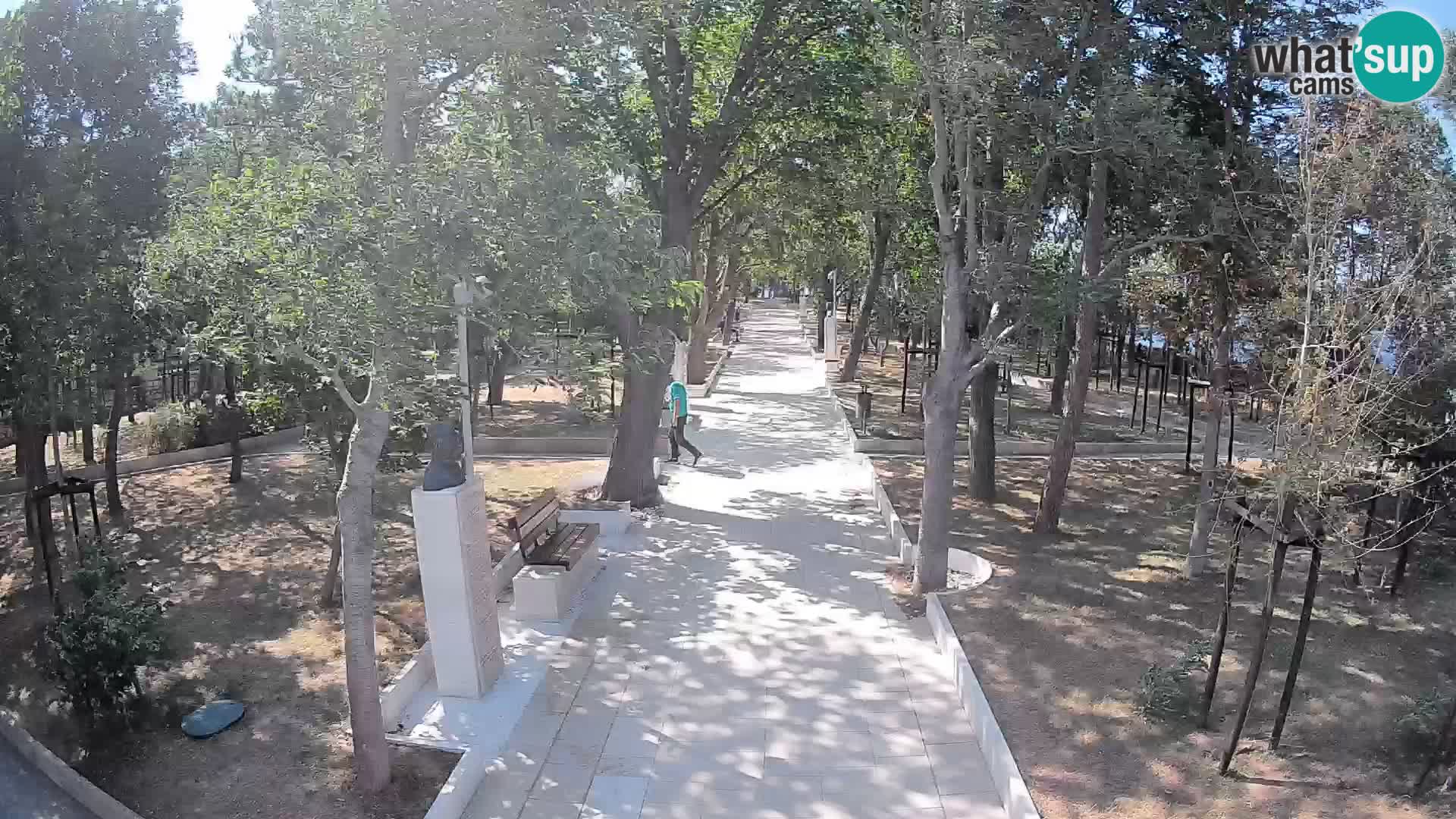 Writers’ Park Webcam Senj – Live by the Sea
