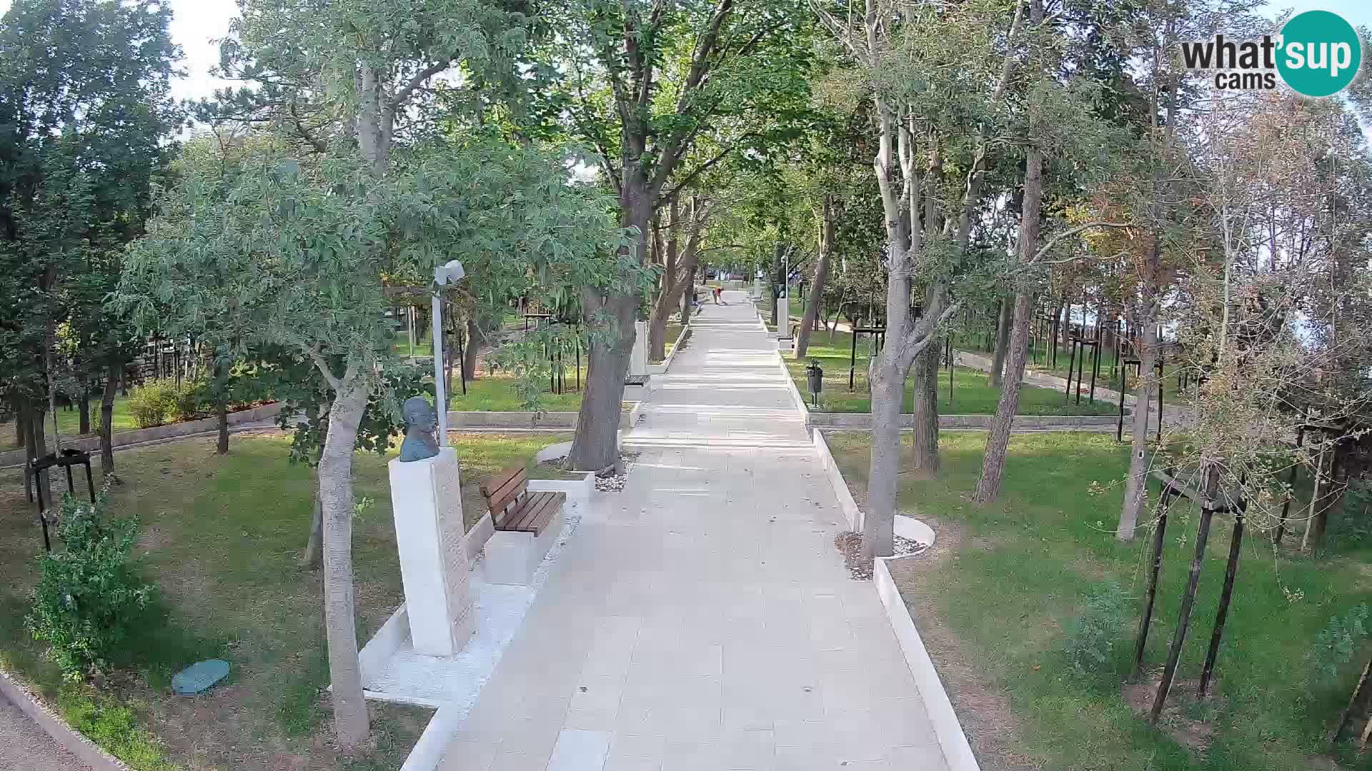 Writers’ Park Webcam Senj – Live by the Sea