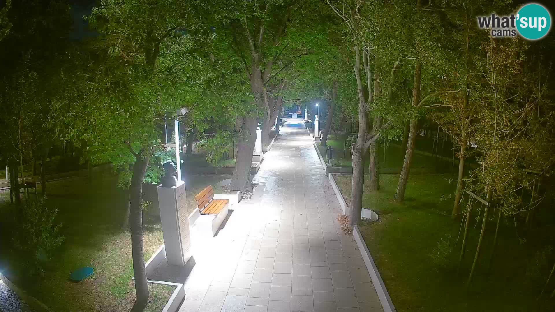 Writers’ Park Webcam Senj – Live by the Sea