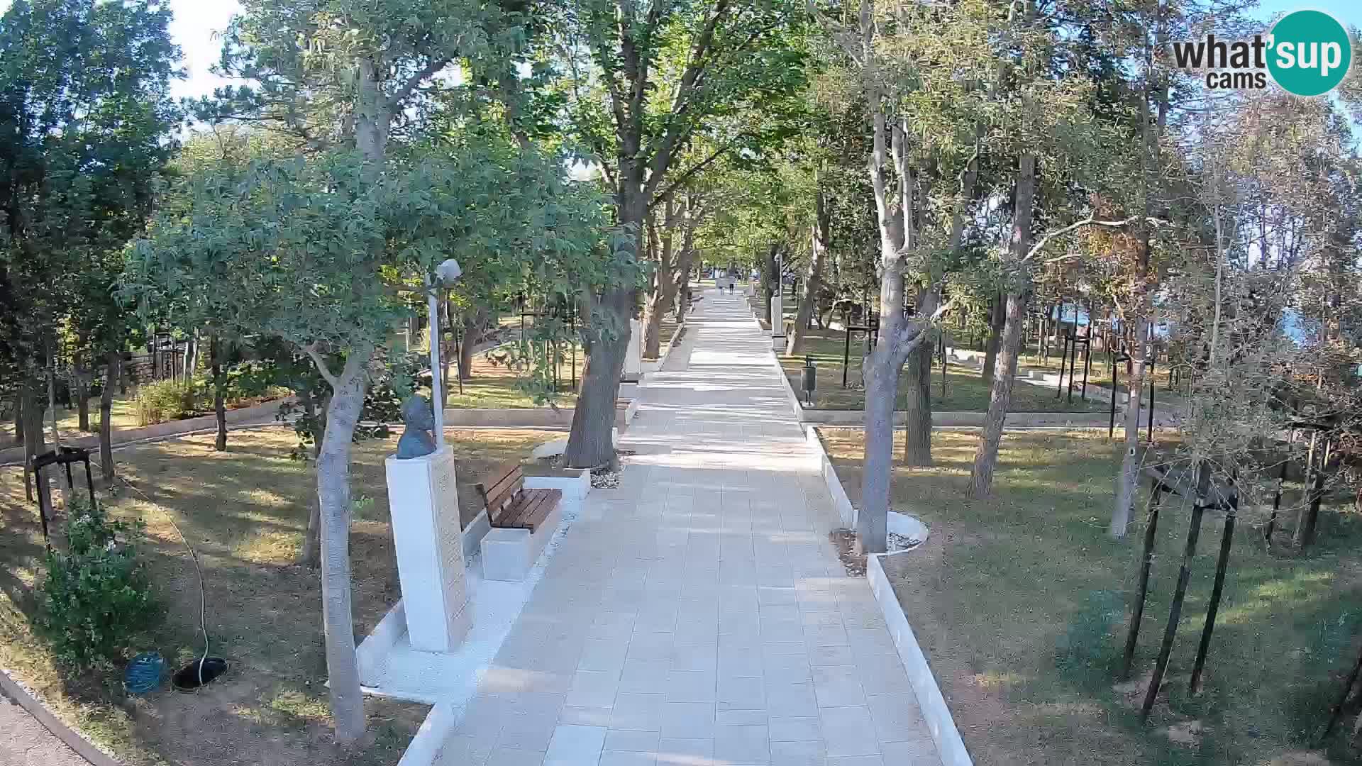 Writers’ Park Webcam Senj – Live by the Sea