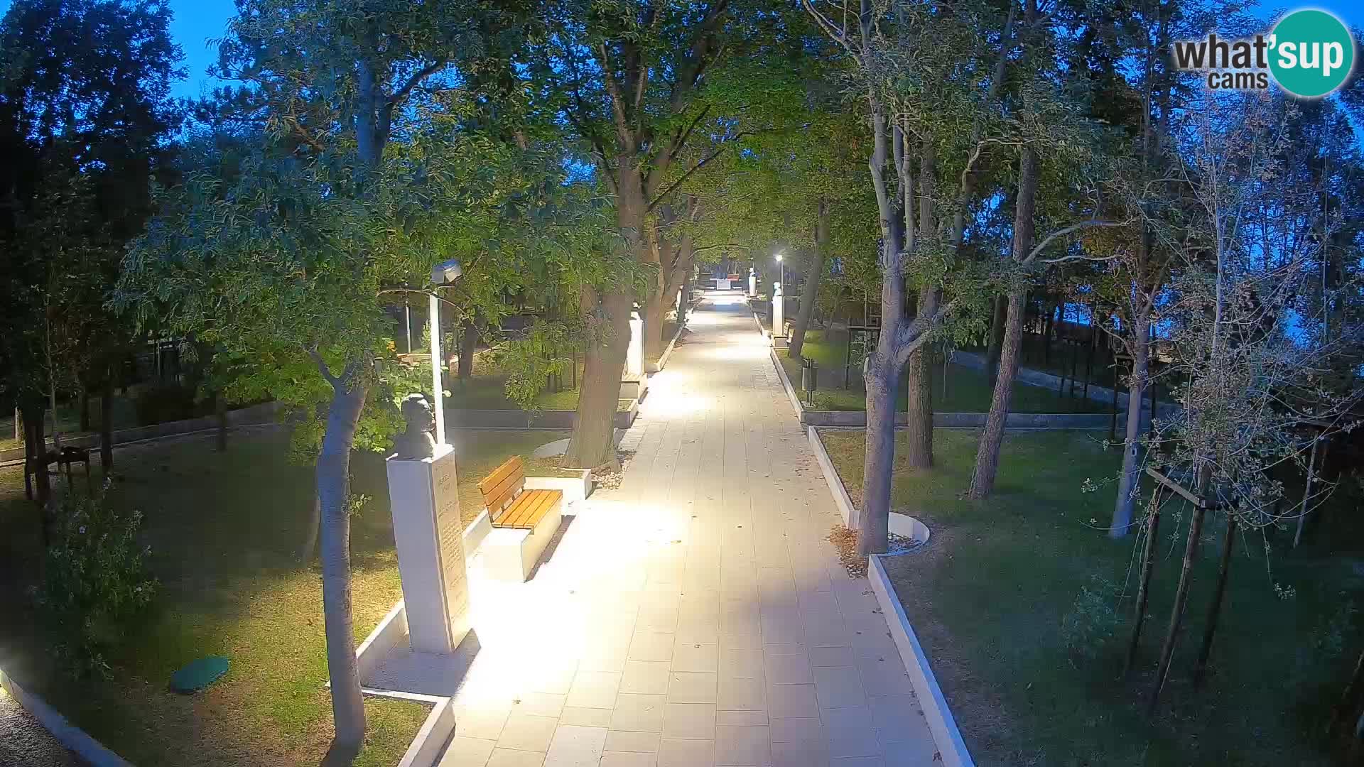 Writers’ Park Webcam Senj – Live by the Sea