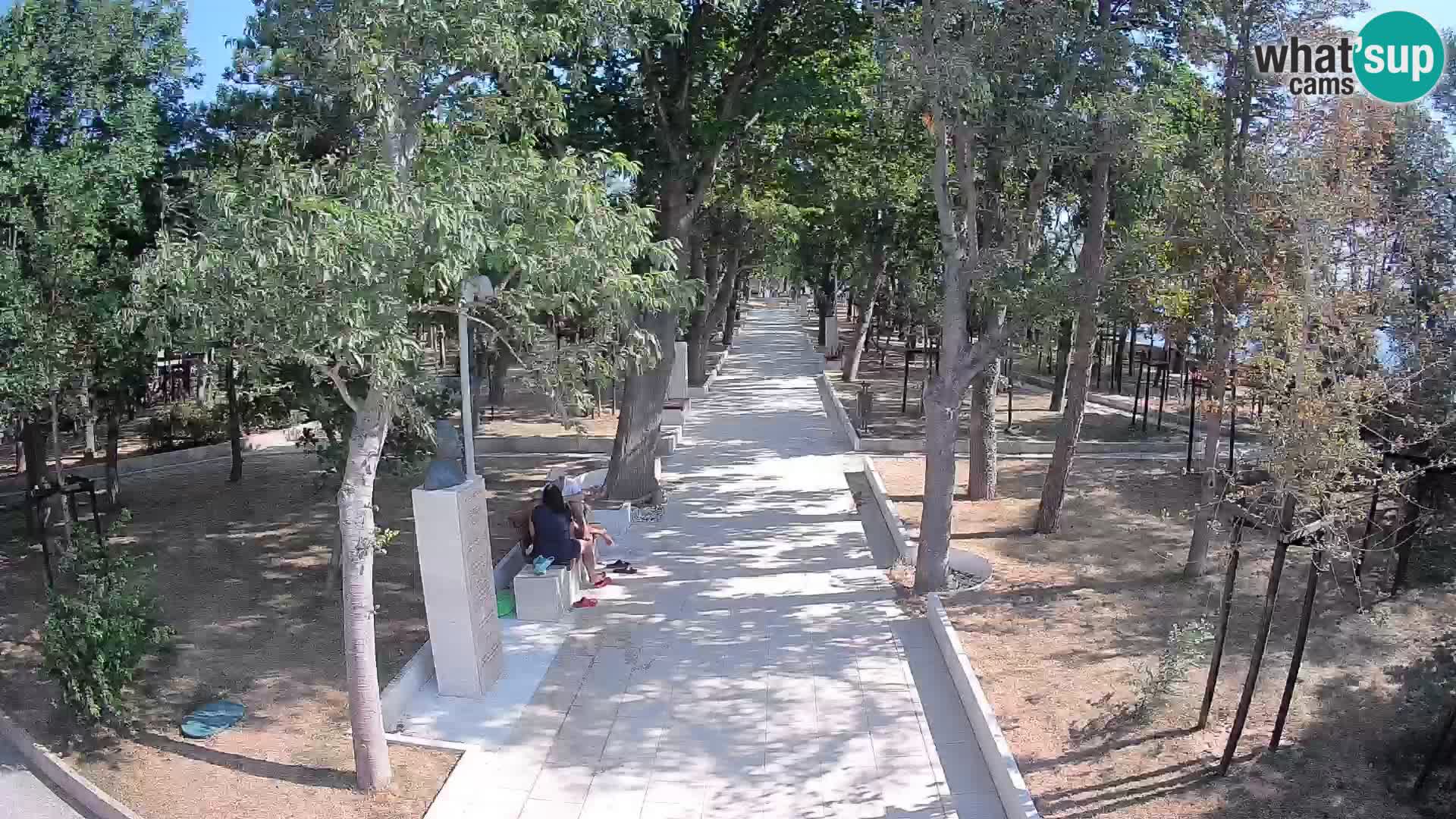 Writers’ Park Webcam Senj – Live by the Sea