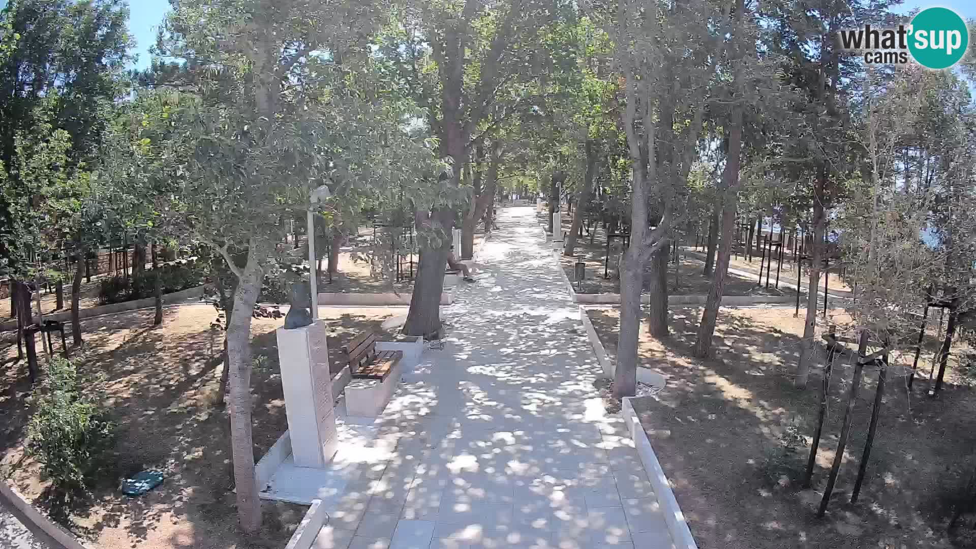 Writers’ Park Webcam Senj – Live by the Sea