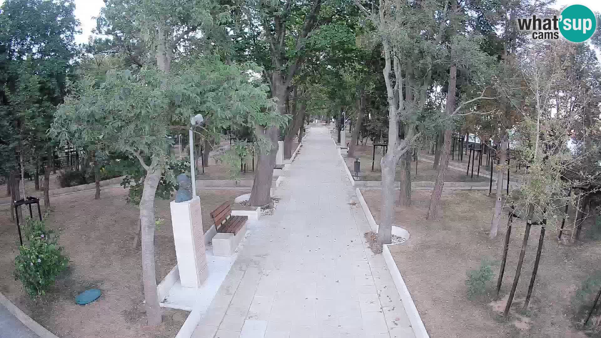 Writers’ Park Webcam Senj – Live by the Sea