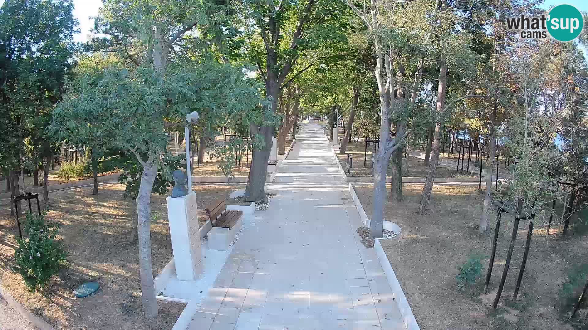 Webcam Schriftstellerpark Senj – Live am Meer