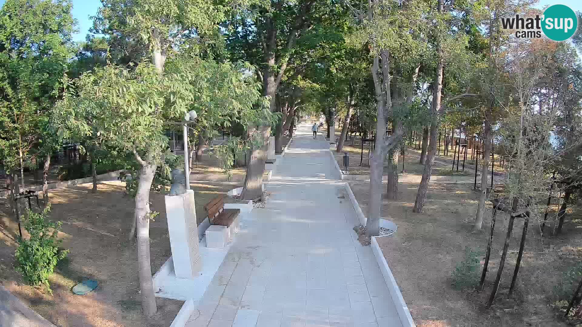 Writers’ Park Webcam Senj – Live by the Sea