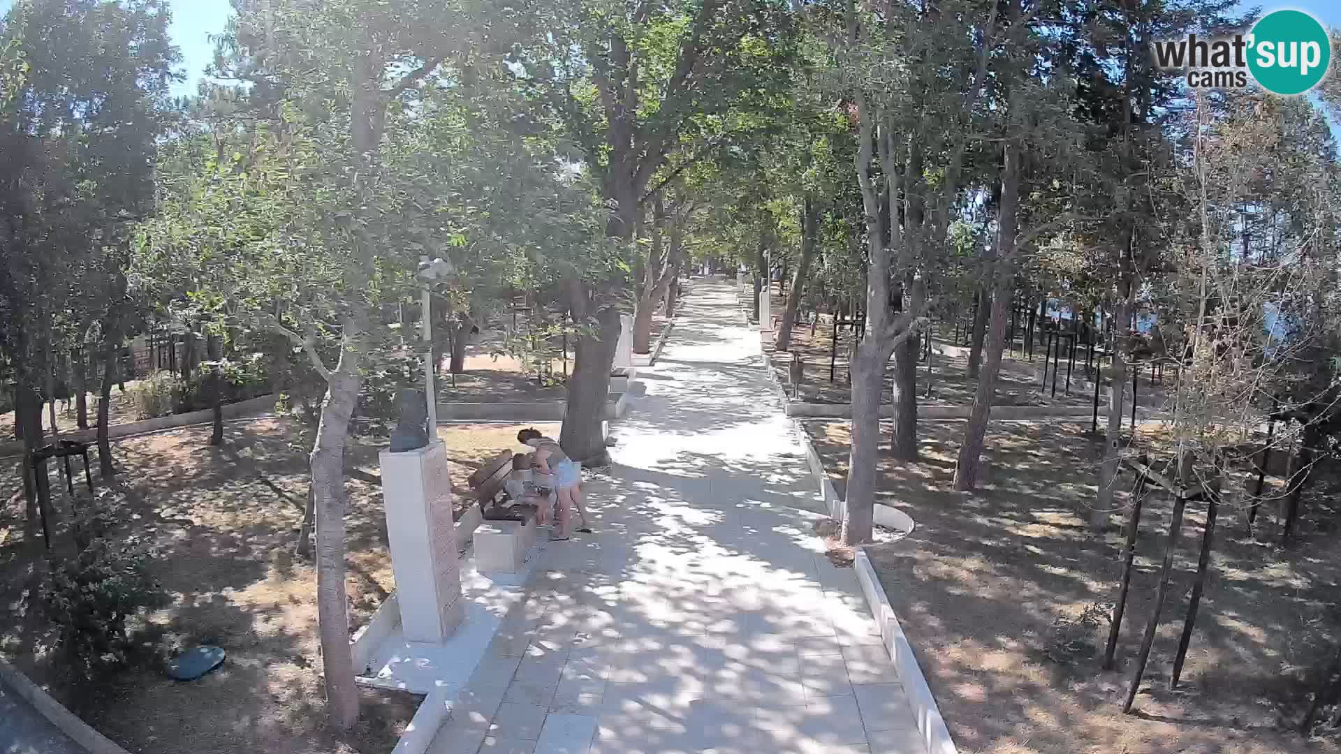 Writers’ Park Webcam Senj – Live by the Sea