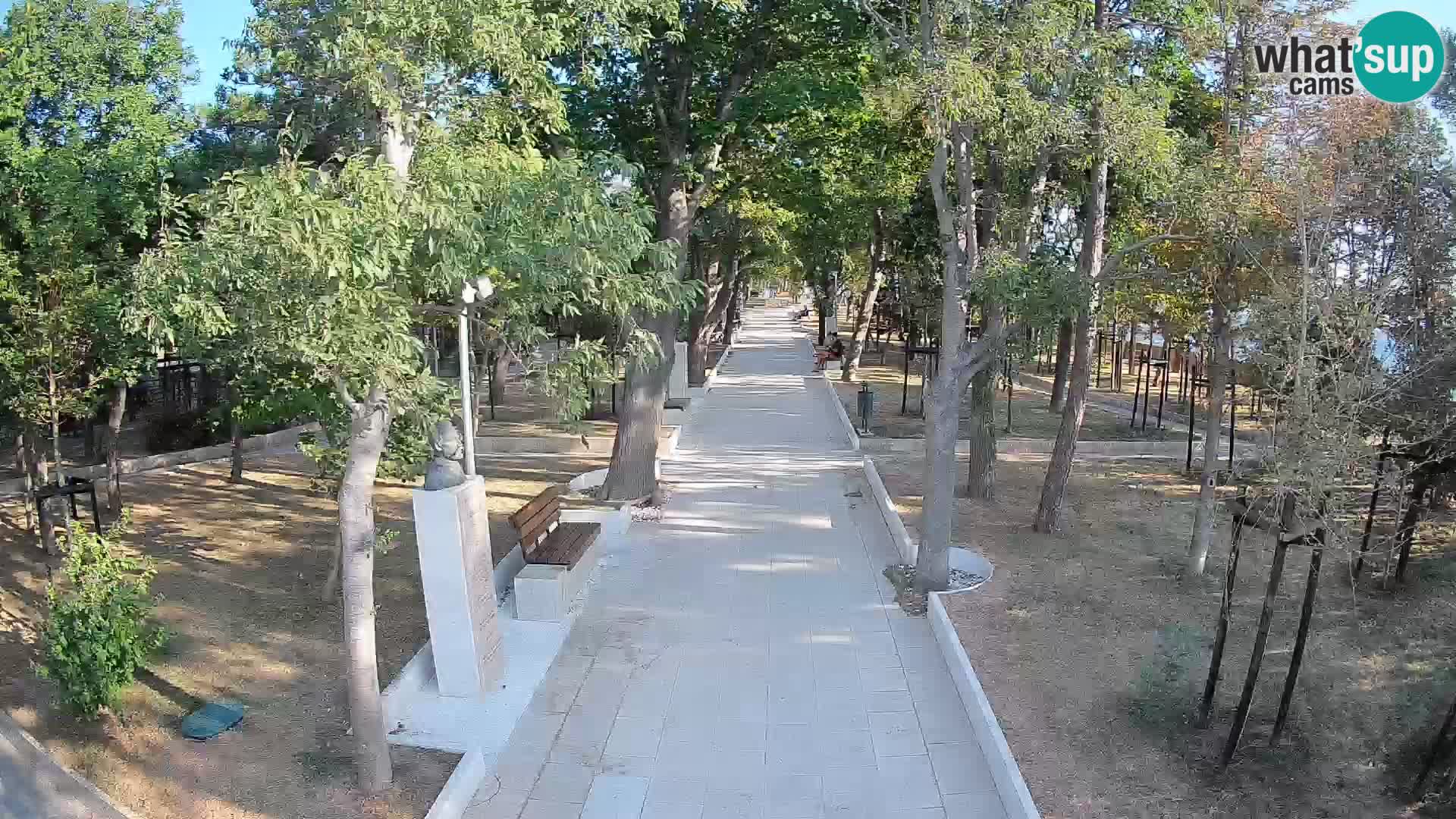 Writers’ Park Webcam Senj – Live by the Sea