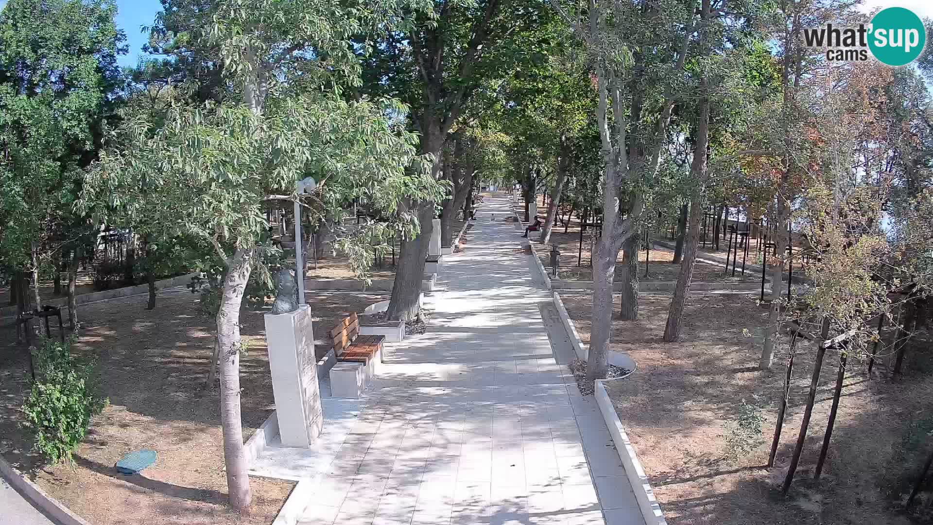 Webcam Schriftstellerpark Senj – Live am Meer