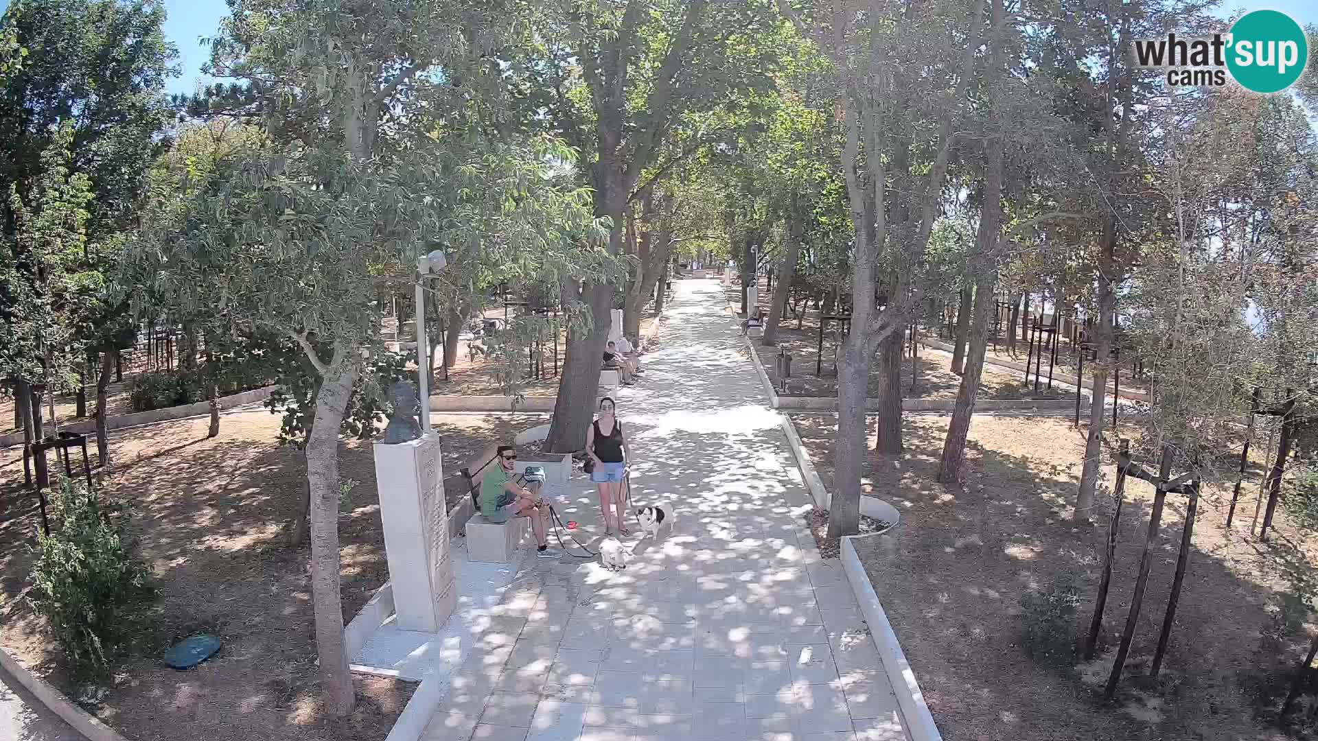 Writers’ Park Webcam Senj – Live by the Sea