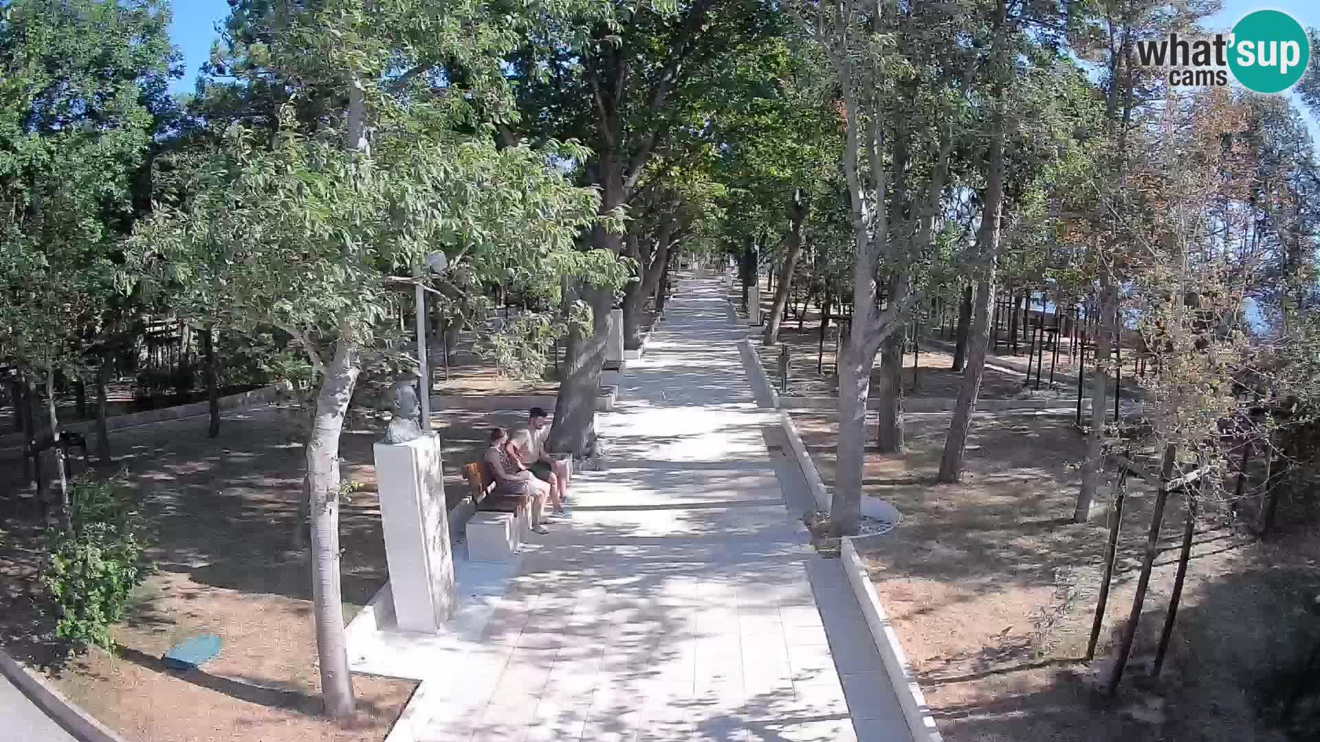 Writers’ Park Webcam Senj – Live by the Sea