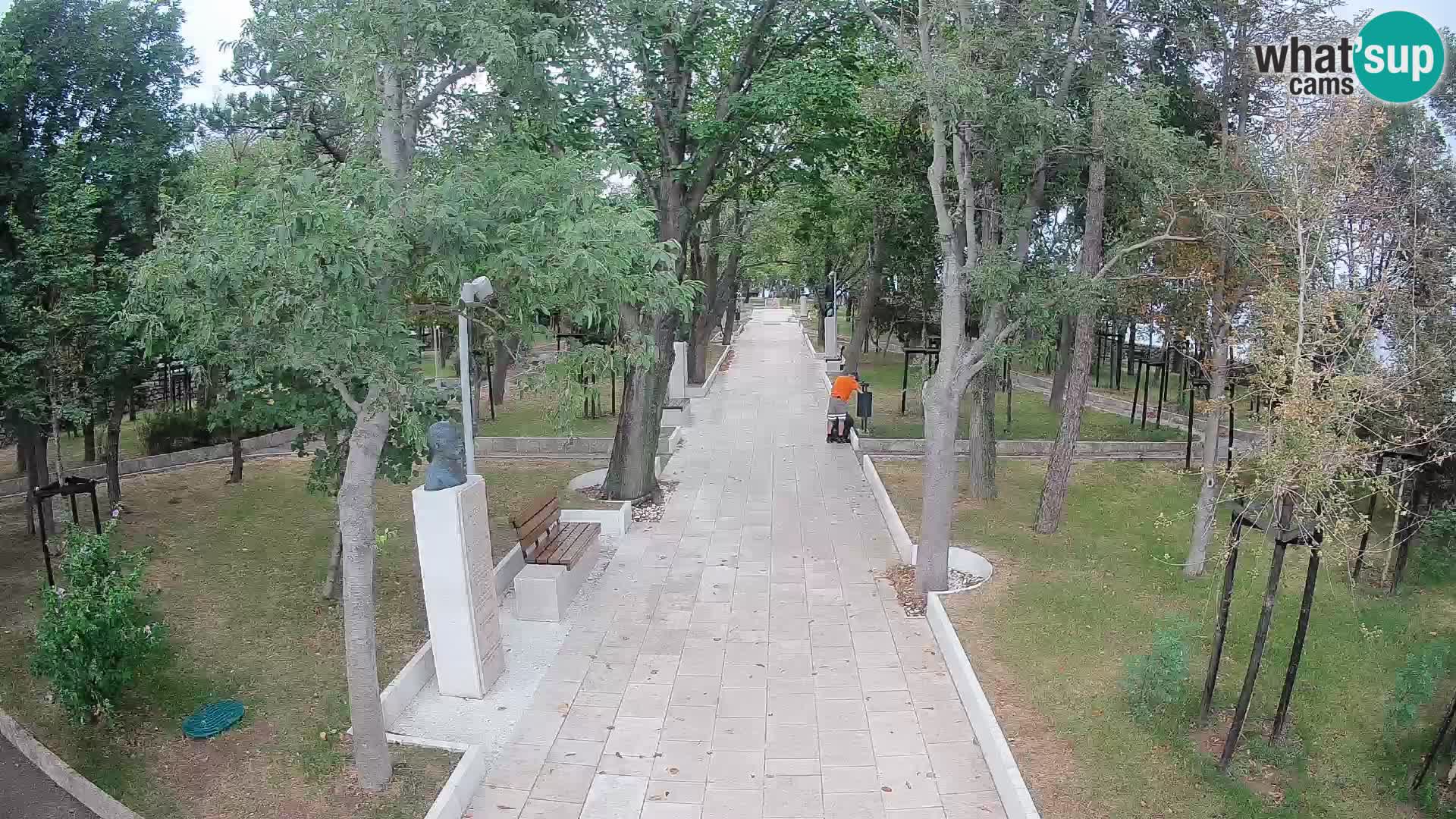 Writers’ Park Webcam Senj – Live by the Sea