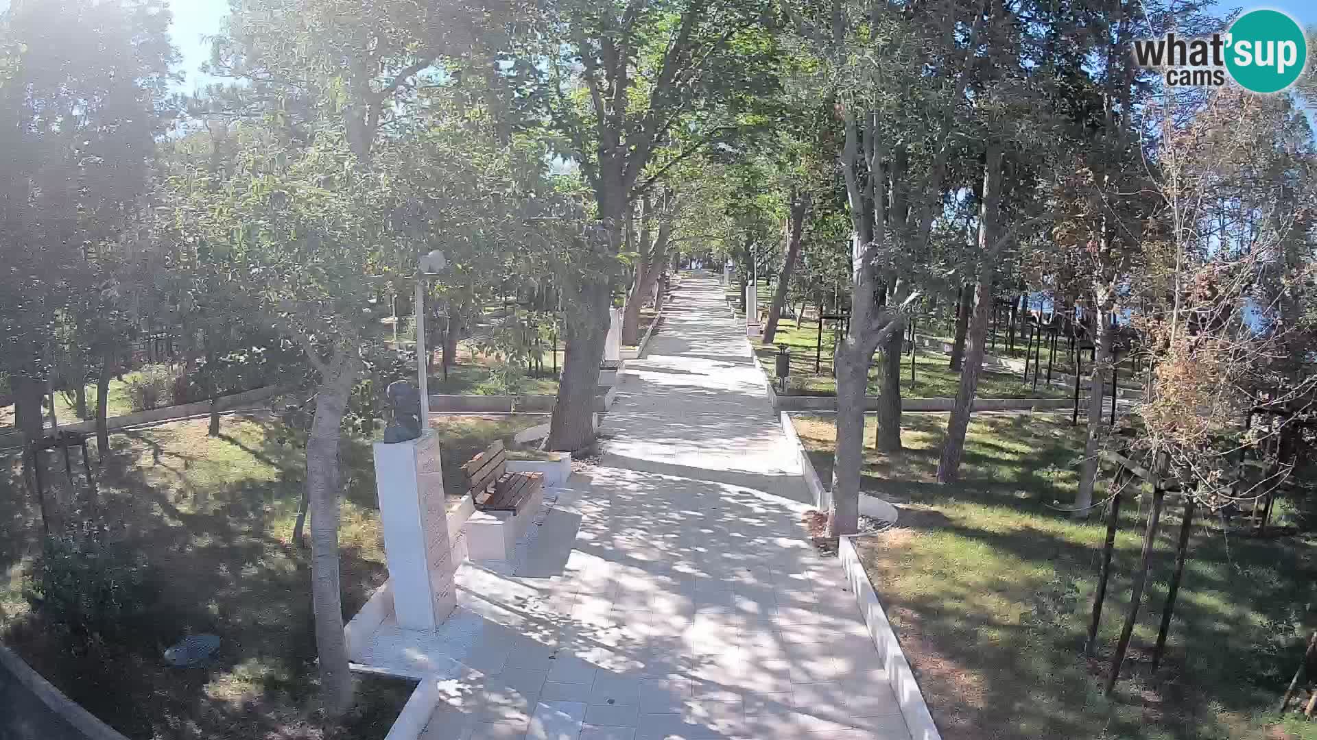 Writers’ Park Webcam Senj – Live by the Sea