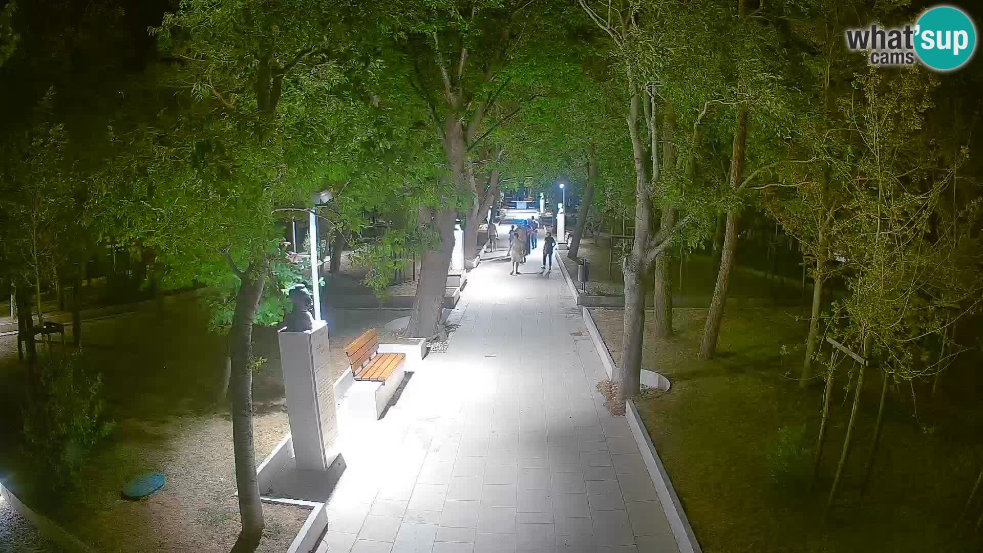 Writers’ Park Webcam Senj – Live by the Sea