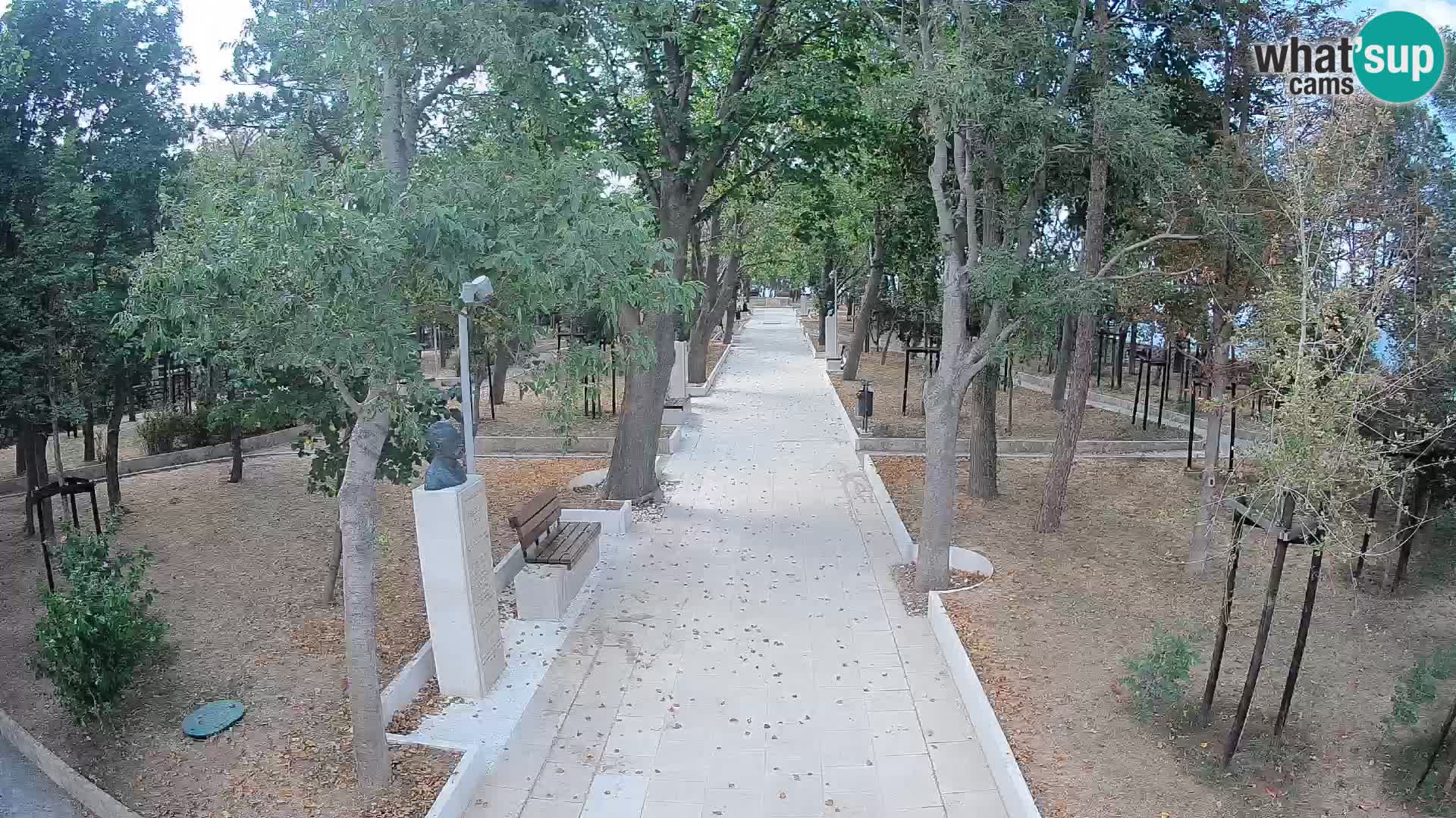 Writers’ Park Webcam Senj – Live by the Sea
