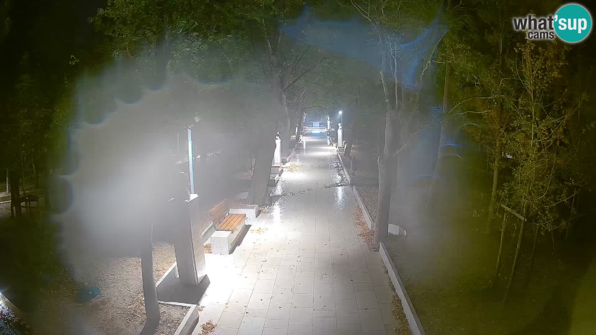 Writers’ Park Webcam Senj – Live by the Sea