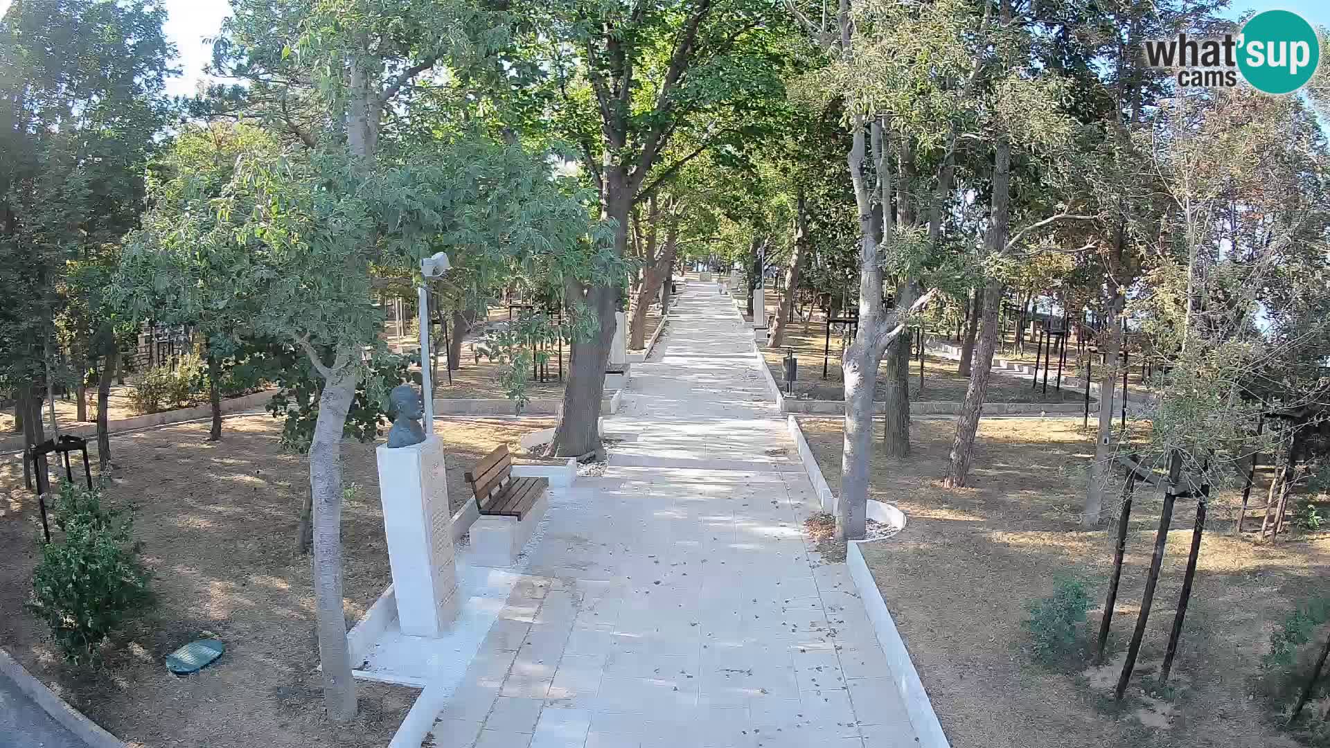Writers’ Park Webcam Senj – Live by the Sea