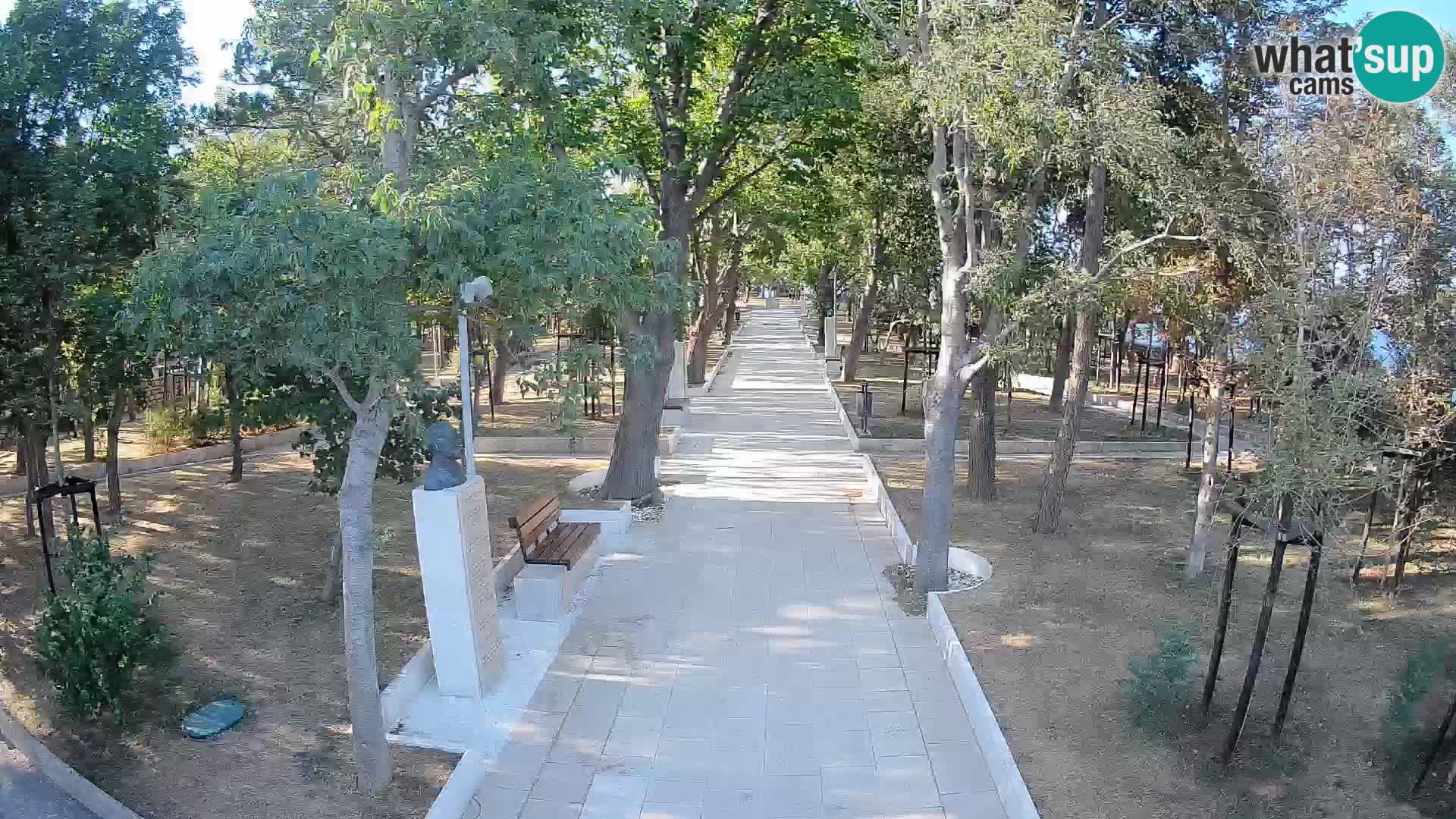 Writers’ Park Webcam Senj – Live by the Sea