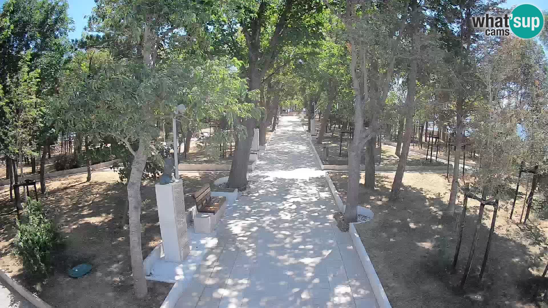 Writers’ Park Webcam Senj – Live by the Sea