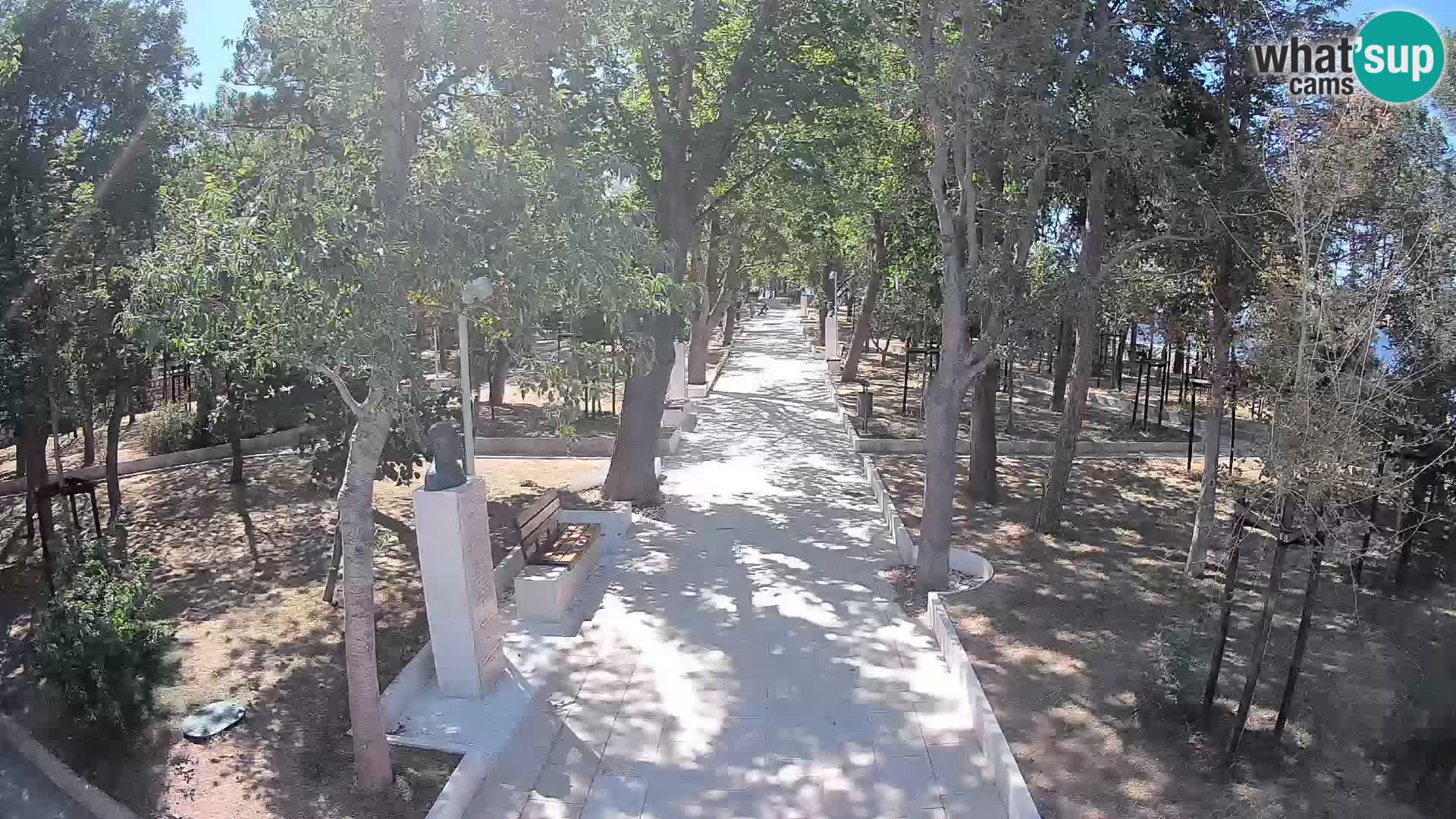 Writers’ Park Webcam Senj – Live by the Sea