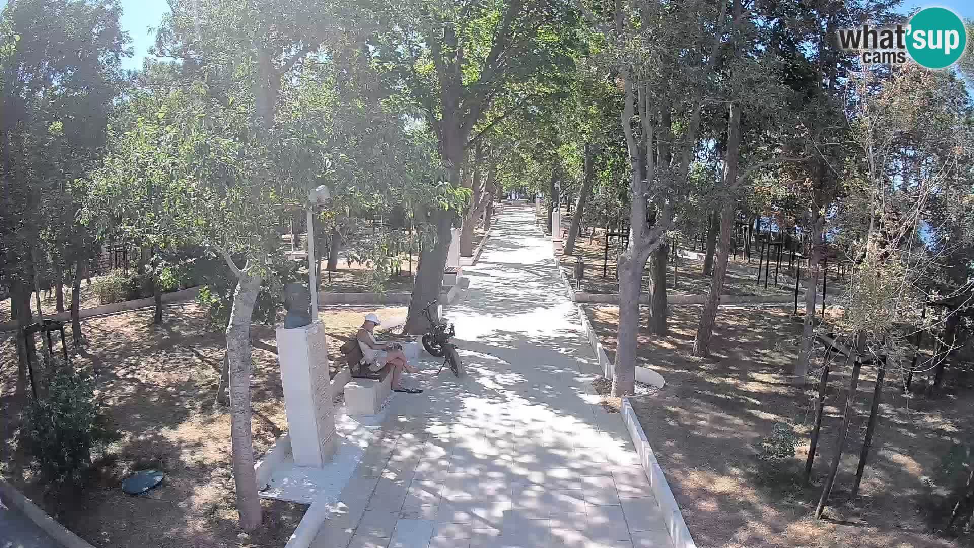 Writers’ Park Webcam Senj – Live by the Sea