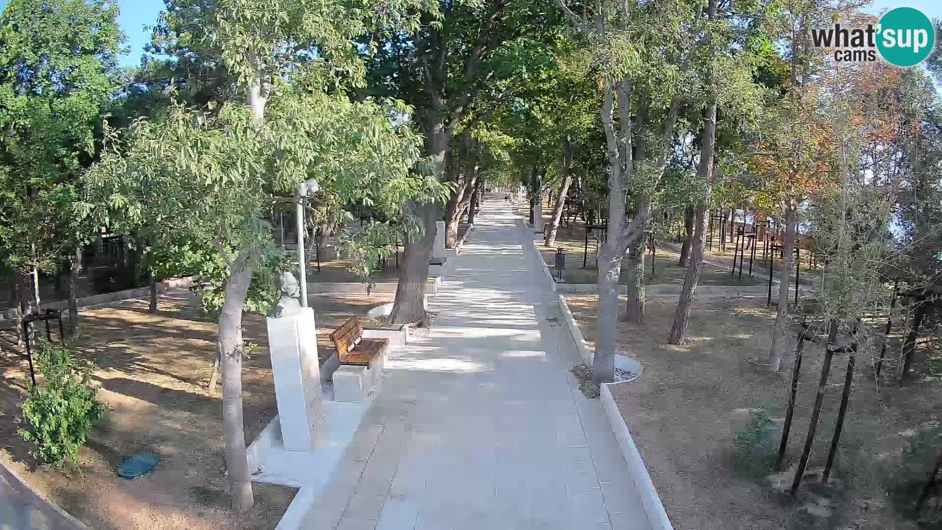 Writers’ Park Webcam Senj – Live by the Sea
