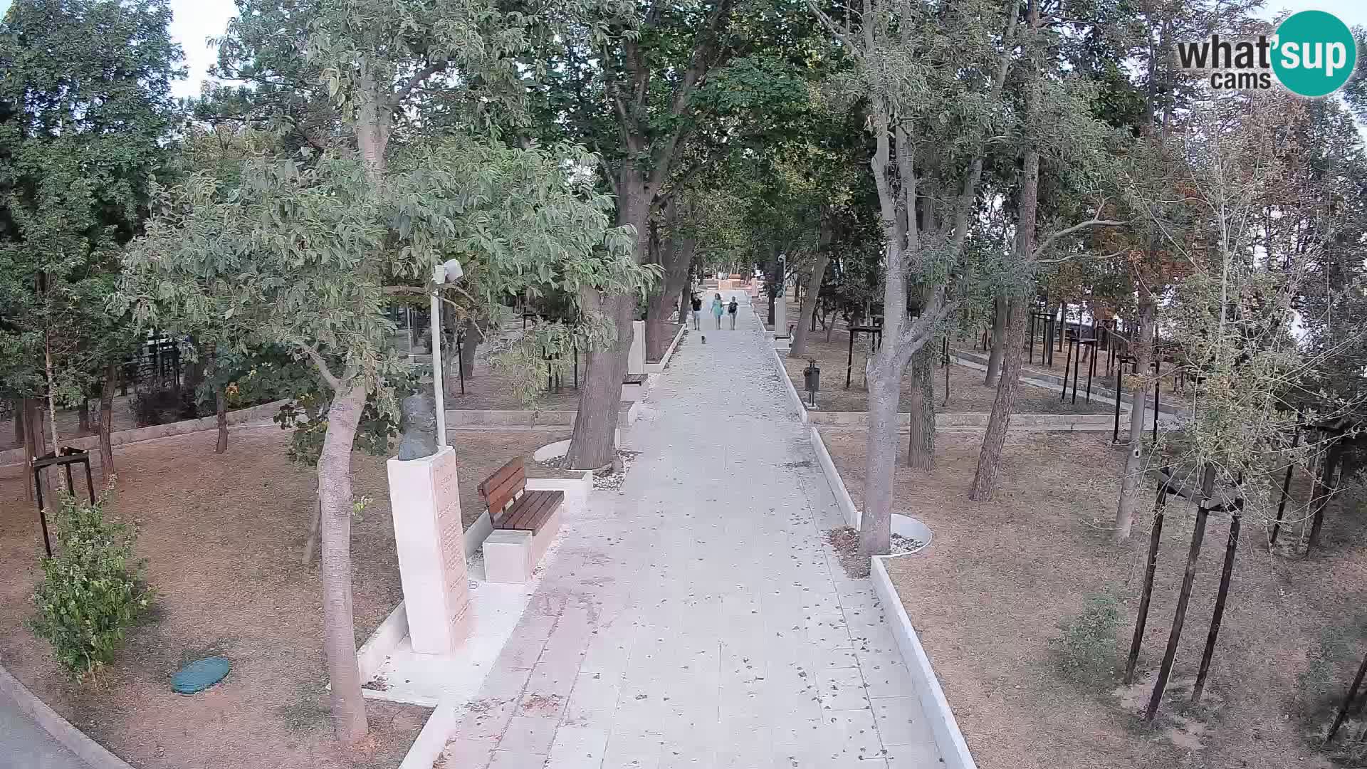 Writers’ Park Webcam Senj – Live by the Sea