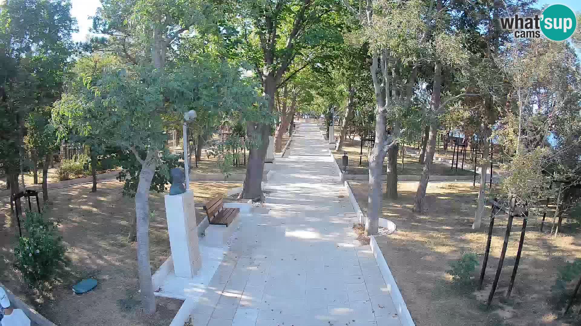 Writers’ Park Webcam Senj – Live by the Sea