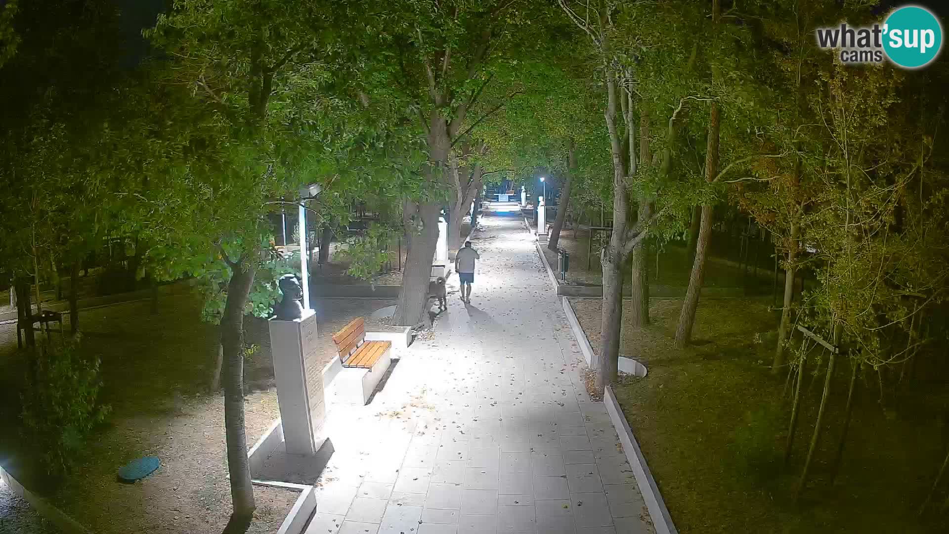 Writers’ Park Webcam Senj – Live by the Sea