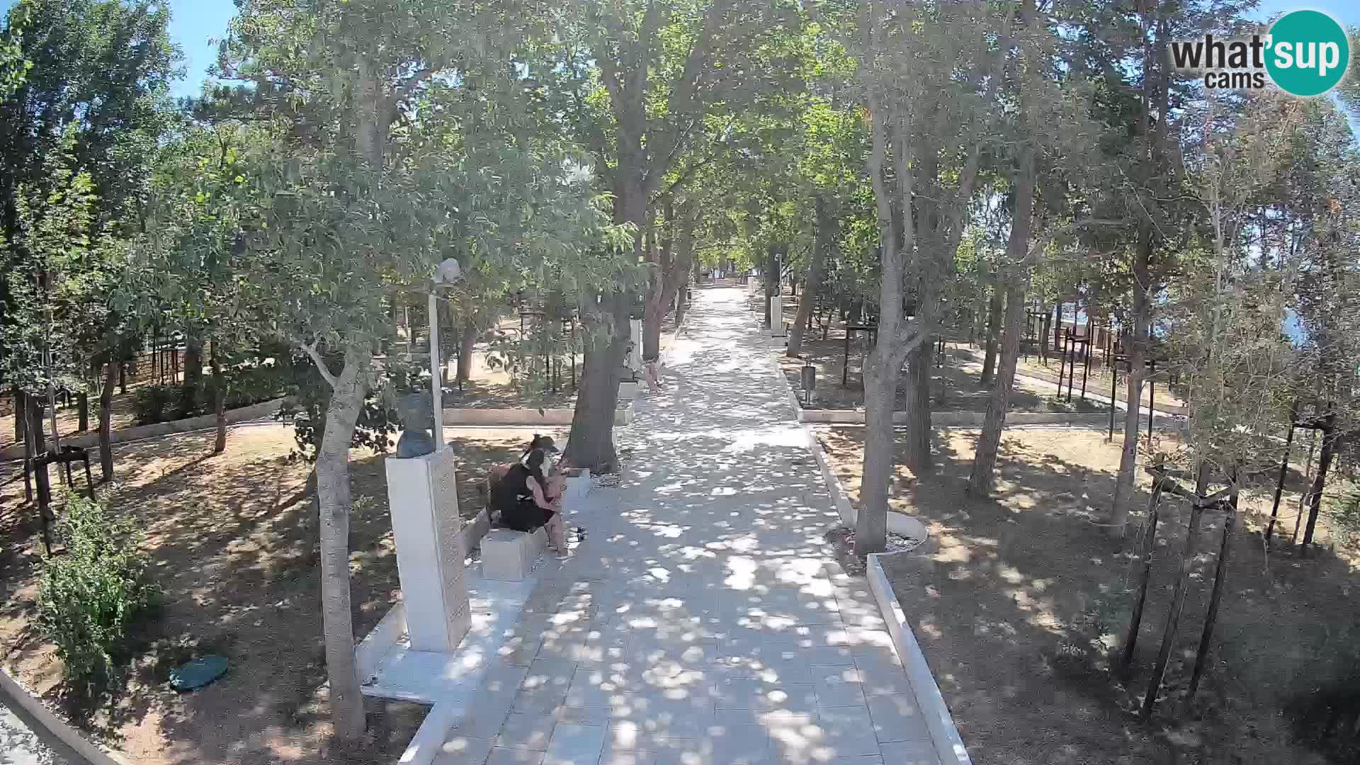 Webcam Schriftstellerpark Senj – Live am Meer